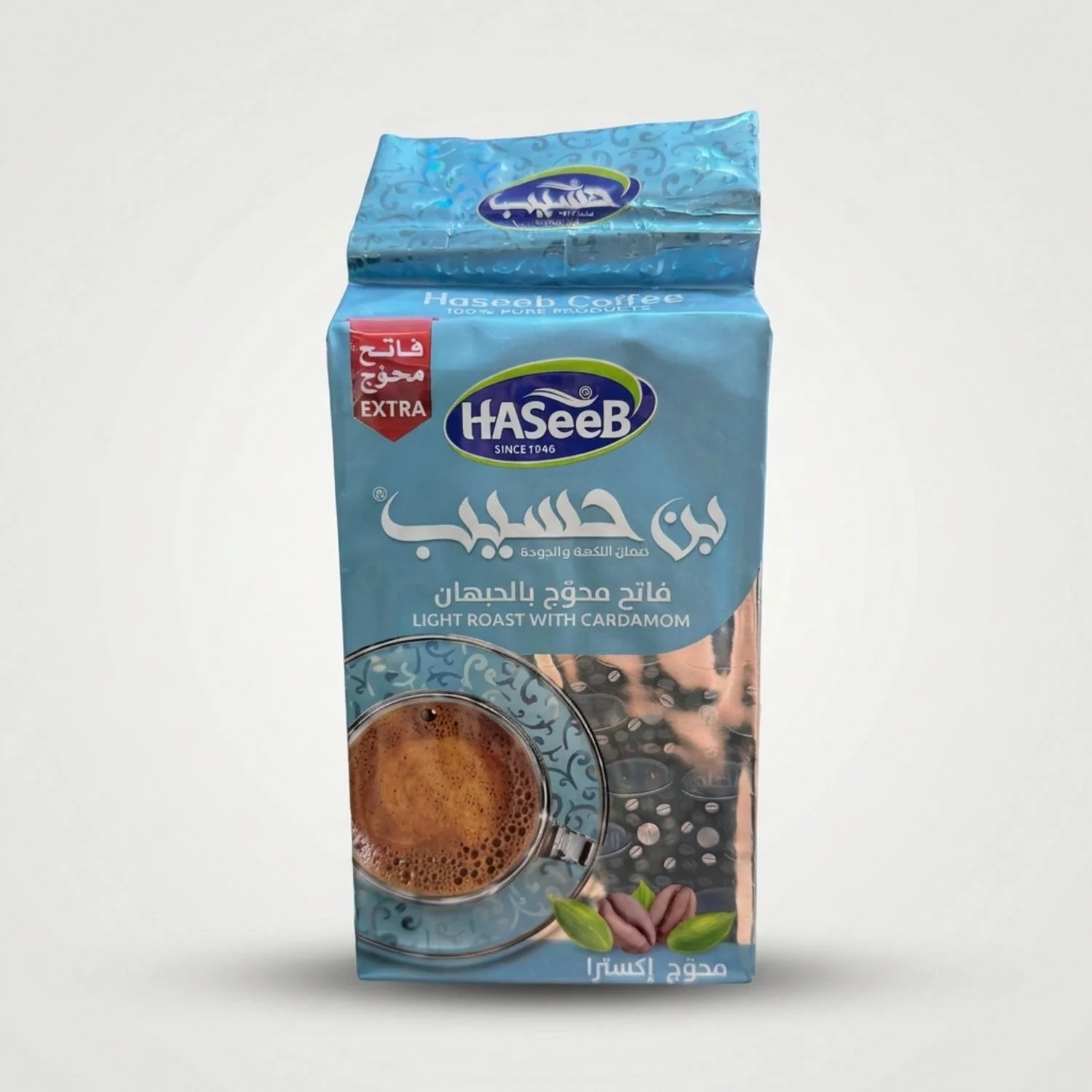 Haseeb Coffee Light Roast with Cardamom (500g)