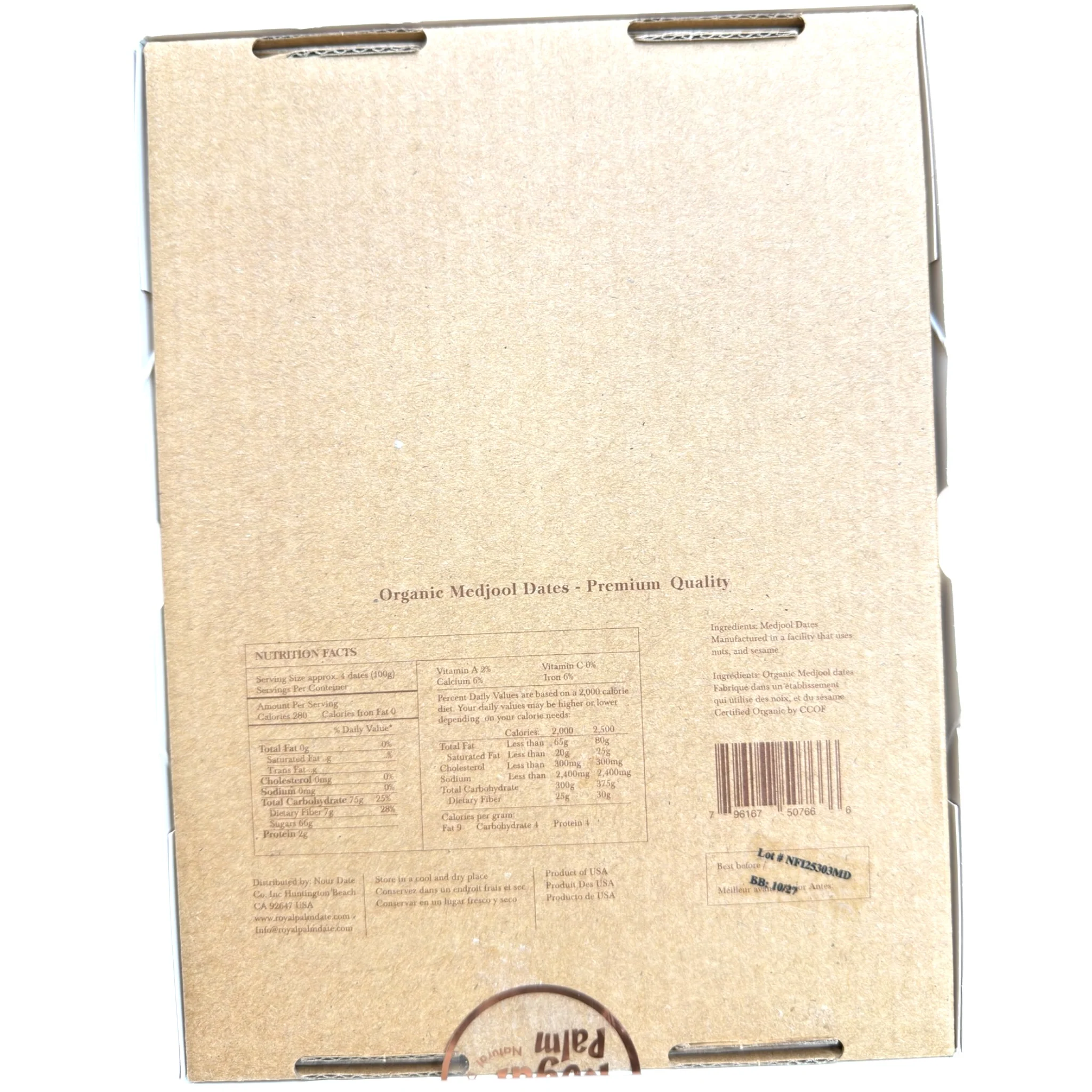 Premium Organic Medjool Dates 2 Lbs - Image 3