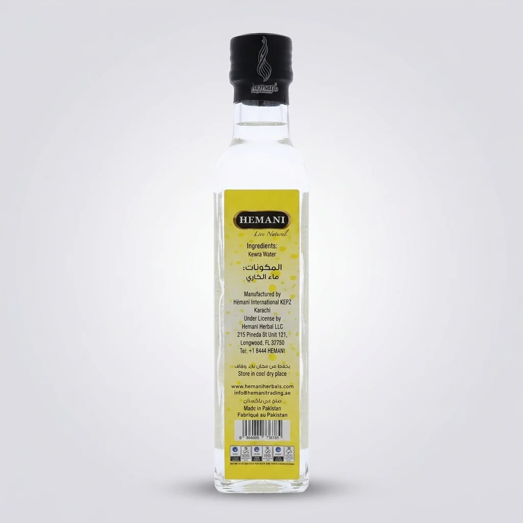 Hemani Kewra Water 250ml - Pure Natural Pandanus Flower Extract - Image 2