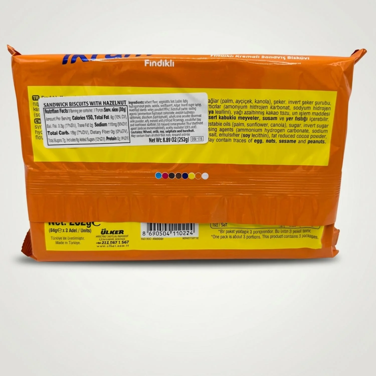 İkram Fındıklı Hazelnut Biscuits Ülker - Ulker - Image 2