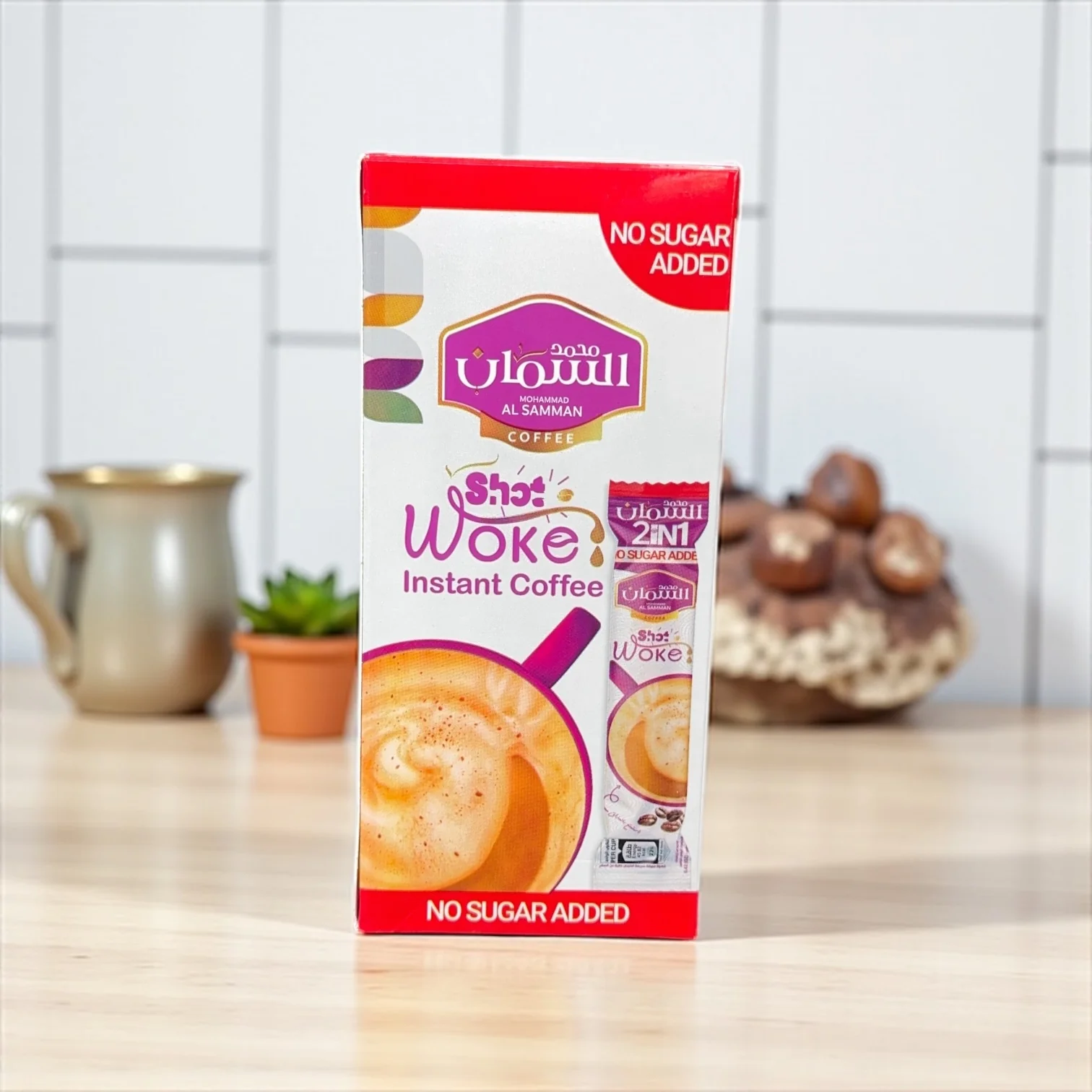 AL SAMMAN Shot Woke Instant Coffee – No Sugar, Bold Flavor - Image 3