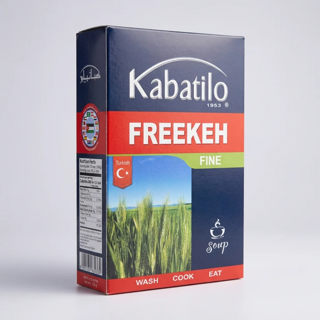 Kabatilo Freekeh Fine 35 oz - Premium Turkish Roasted Green Wheat - Image 2