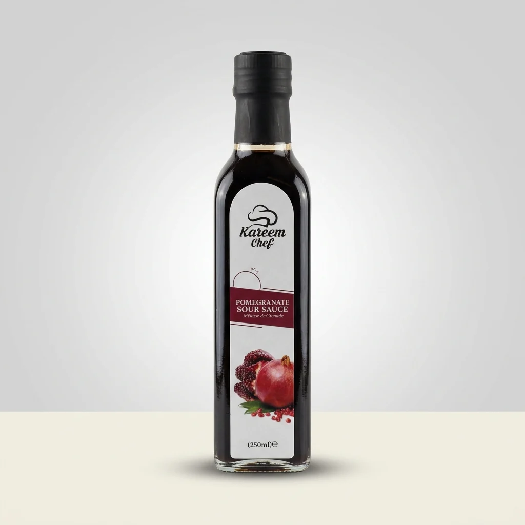Kareem Chef Pomegranate Sour Sauce 250ml - Authentic Turkish Molasses