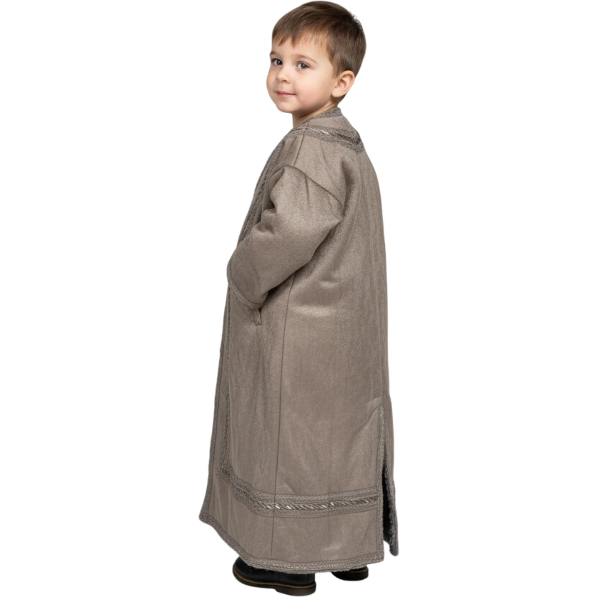 Kids Winter Fur Coat – Hooded & Stylish for 3-4 Year Olds, Warm Faux Fur Outerwear - Image 18