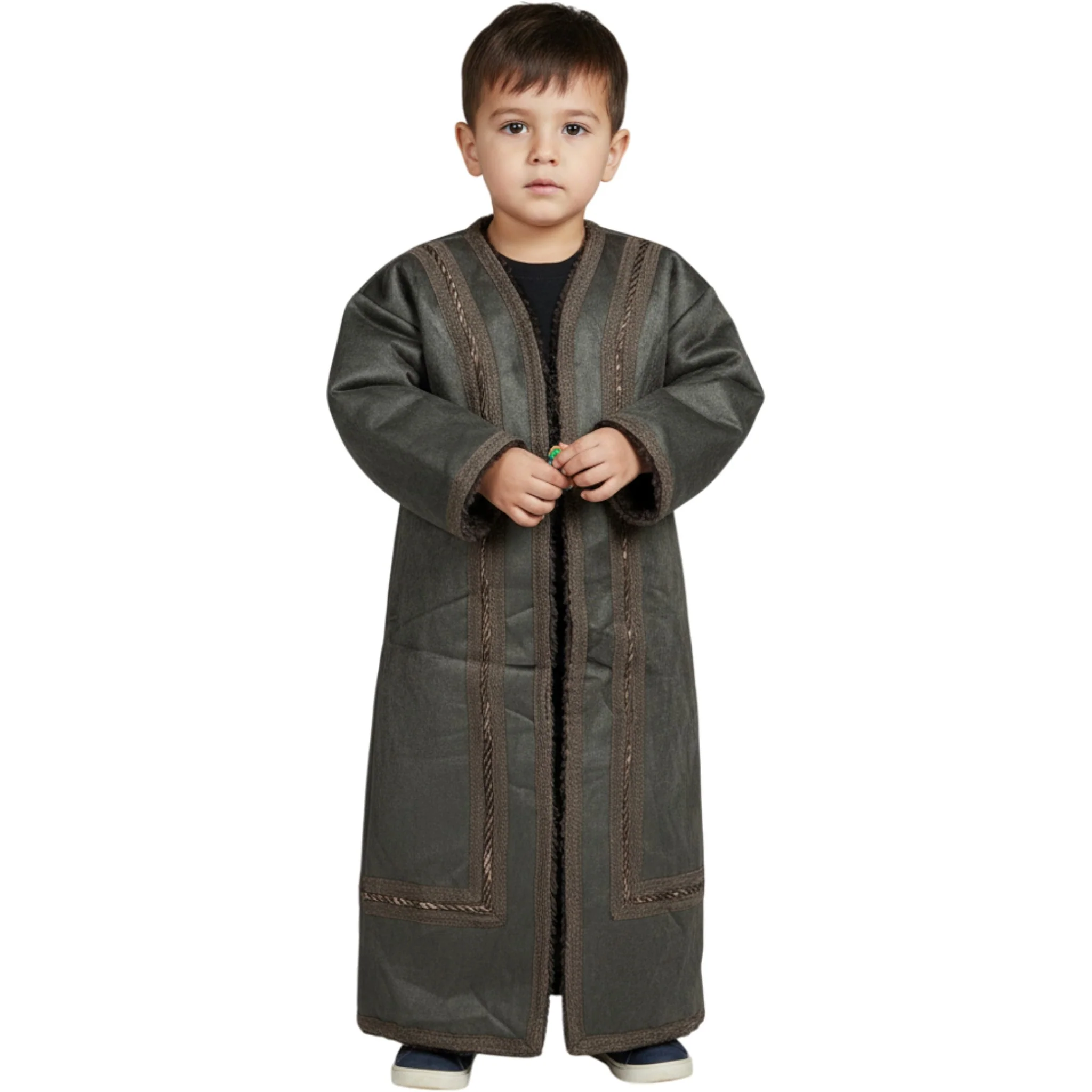 Kids Winter Fur Coat – Hooded & Stylish for 3-4 Year Olds, Warm Faux Fur Outerwear - Image 7