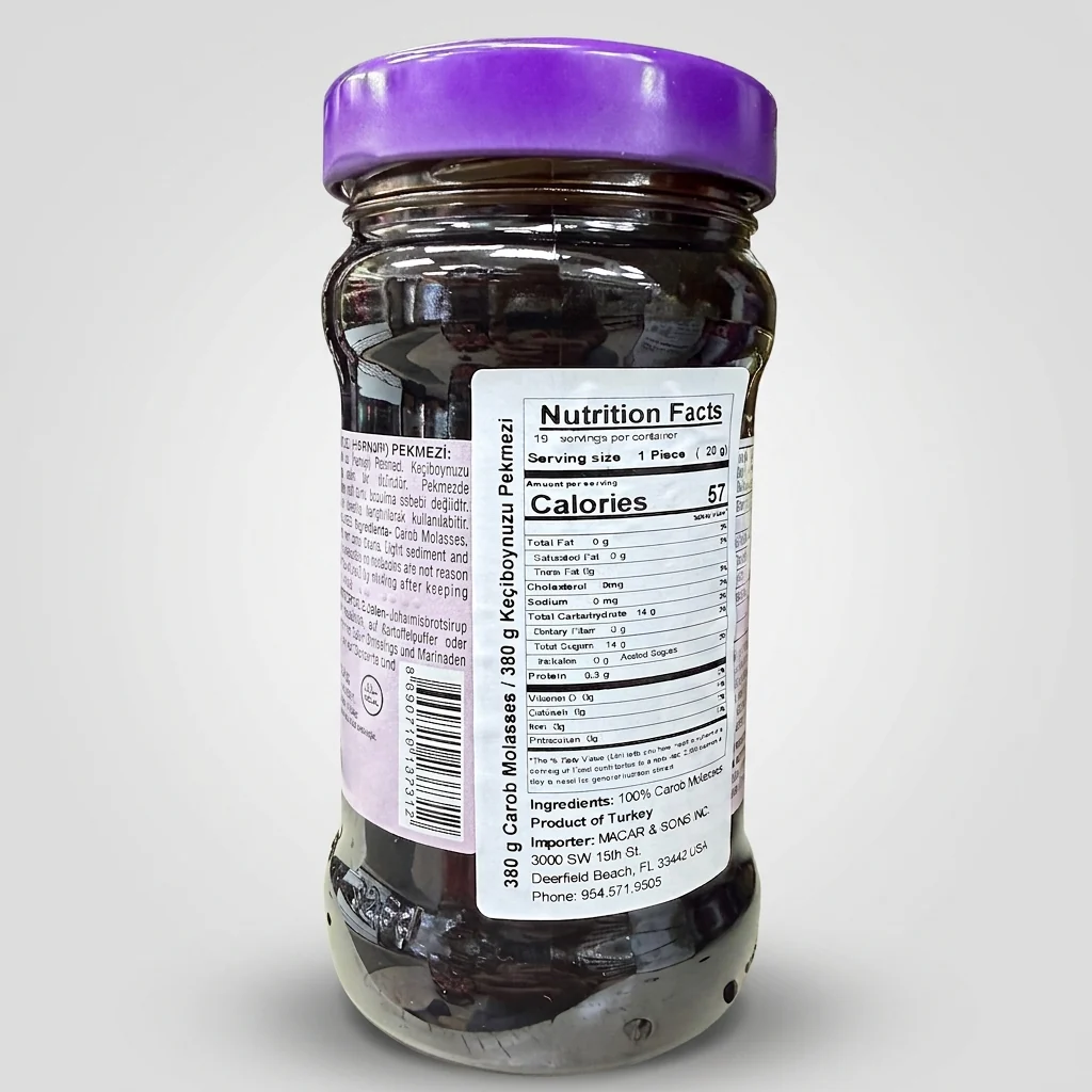 Koska Carob Molasses 380g - Turkish Johannisbrotsirup Keçiboynuzu Pekmezi - Image 2