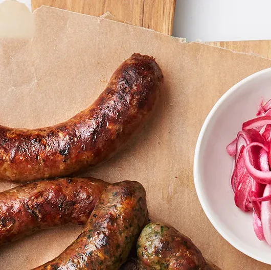Lamb and Beef Mergaz Halal Sausage - 1LB / Brewer Livestock - Image 2