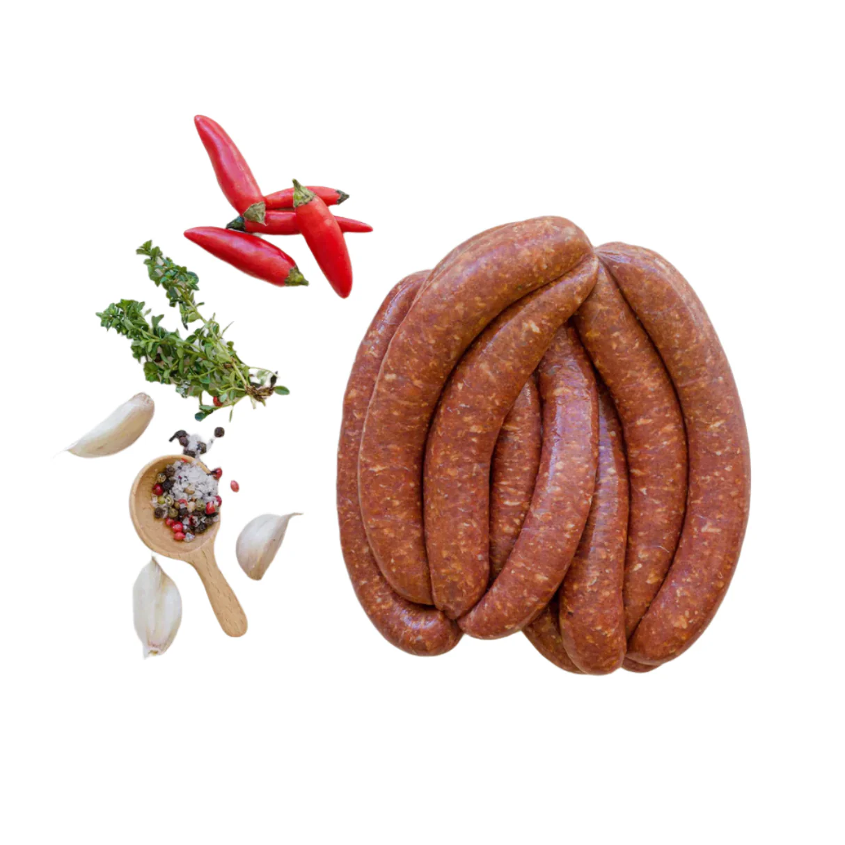 Lamb and Beef Mergaz Halal Sausage - 1LB / Brewer Livestock - Image 3