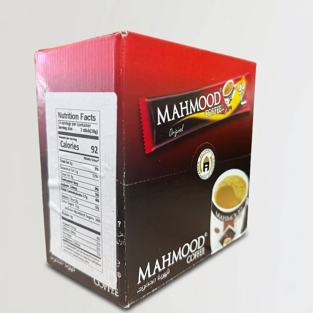 Mahmood Coffee Original 24 Sticks 432g - Instant Turkish Coffee Mix - Image 2