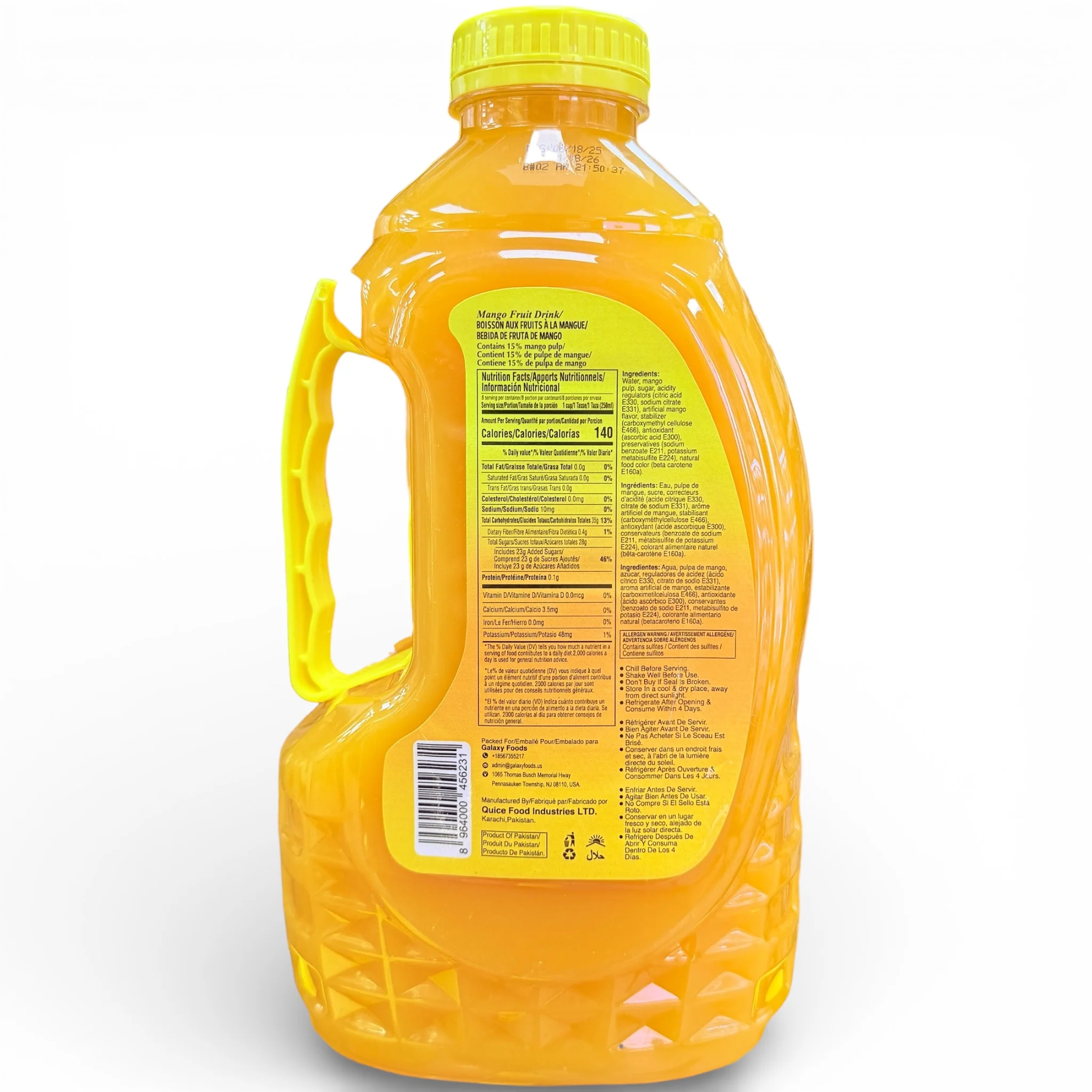 Galaxy Mango Fruit Drink (2000g) - Image 2