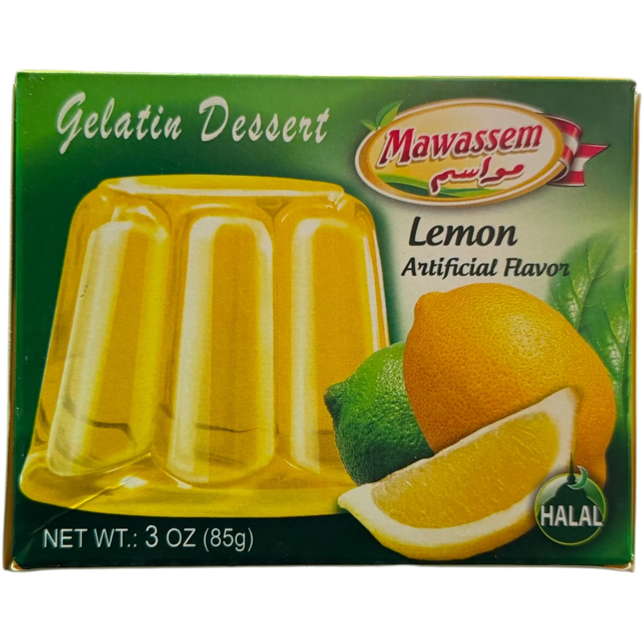 Mawassem Lemon Gelatin Dessert – Refreshing Citrus Flavor