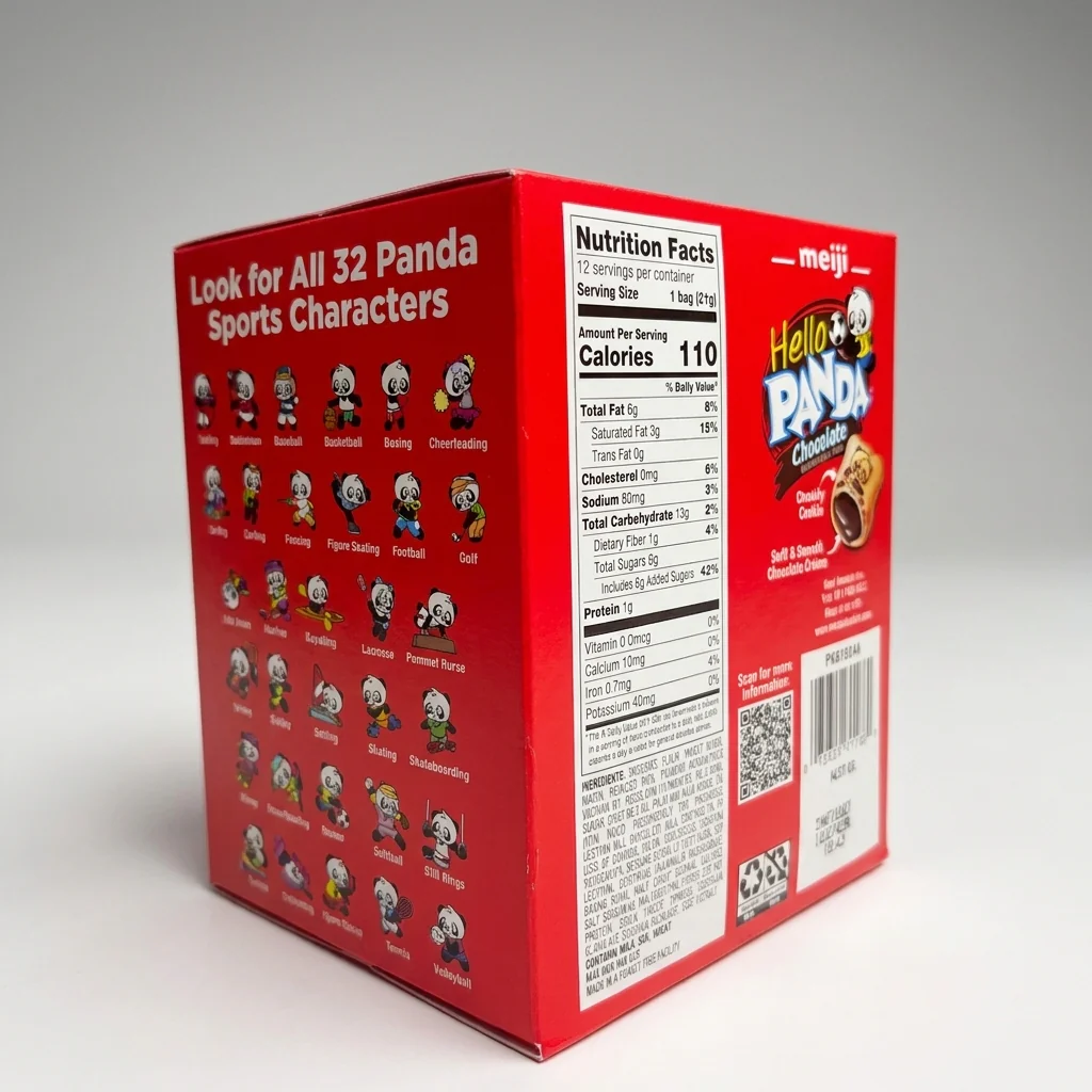 Meiji Hello Panda Chocolate 9 oz (12 Bags) - Bite Size Cookies - Image 2