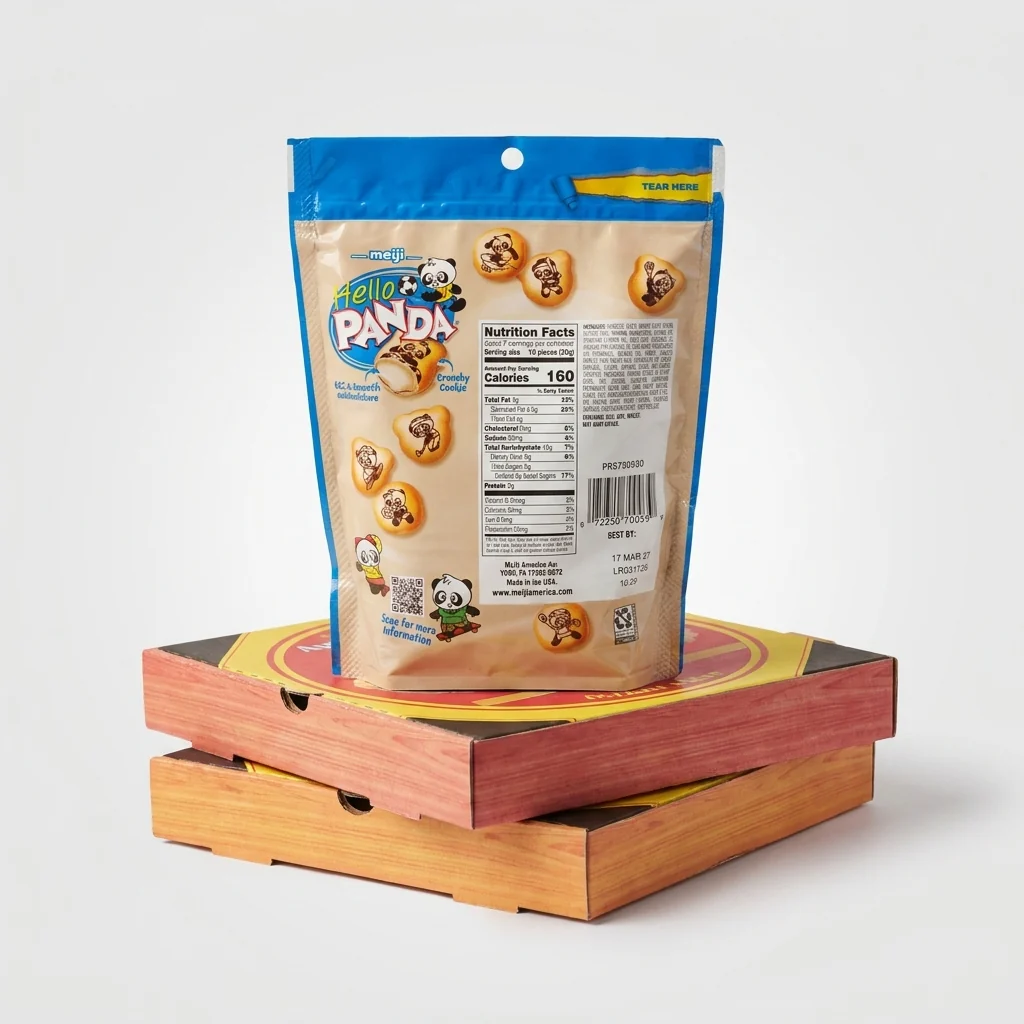 Meiji Hello Panda Vanilla 7 oz - Bite-Size Crunchy Cookies - Image 2