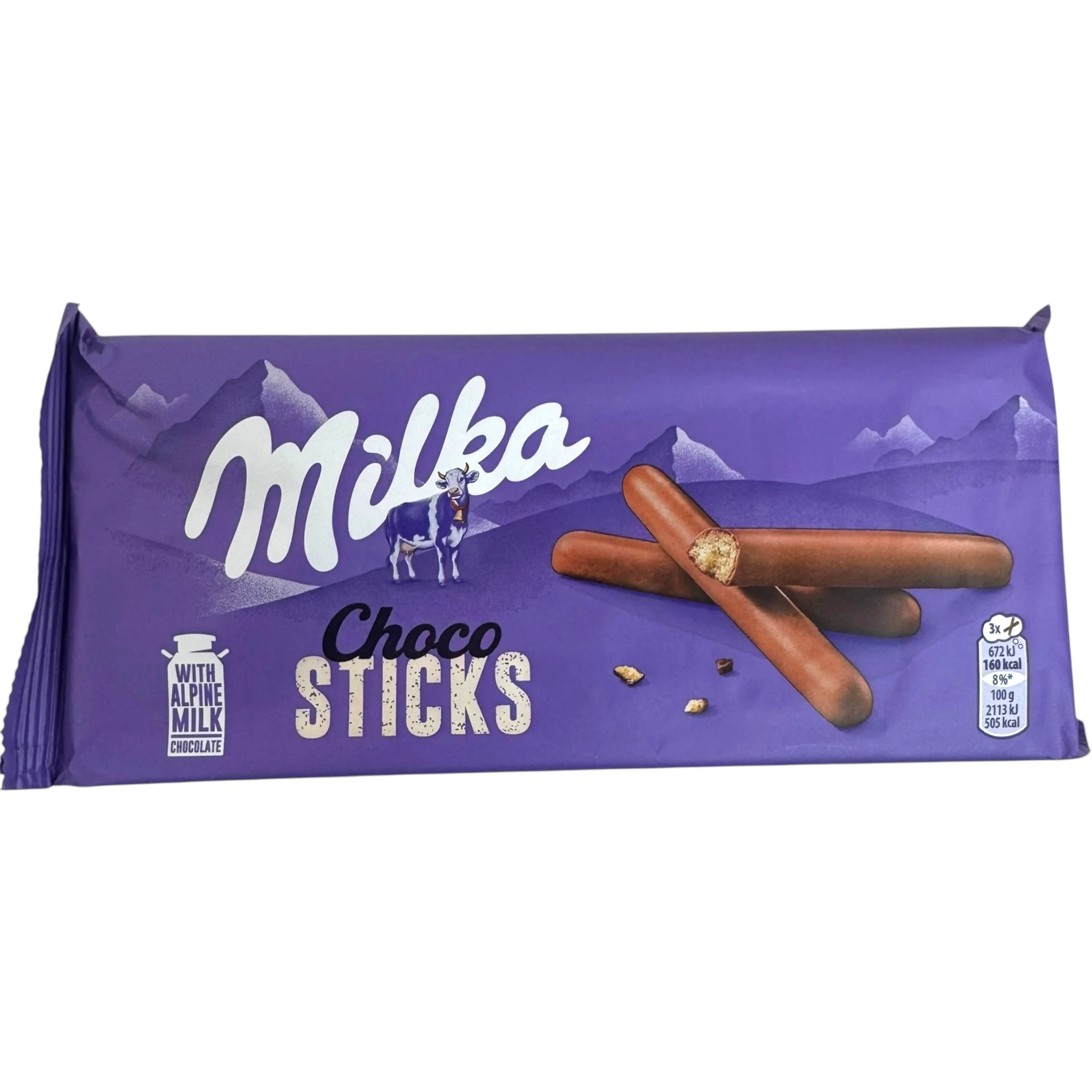 Milka Chocolate Sticks – Creamy Milk Chocolate 112g