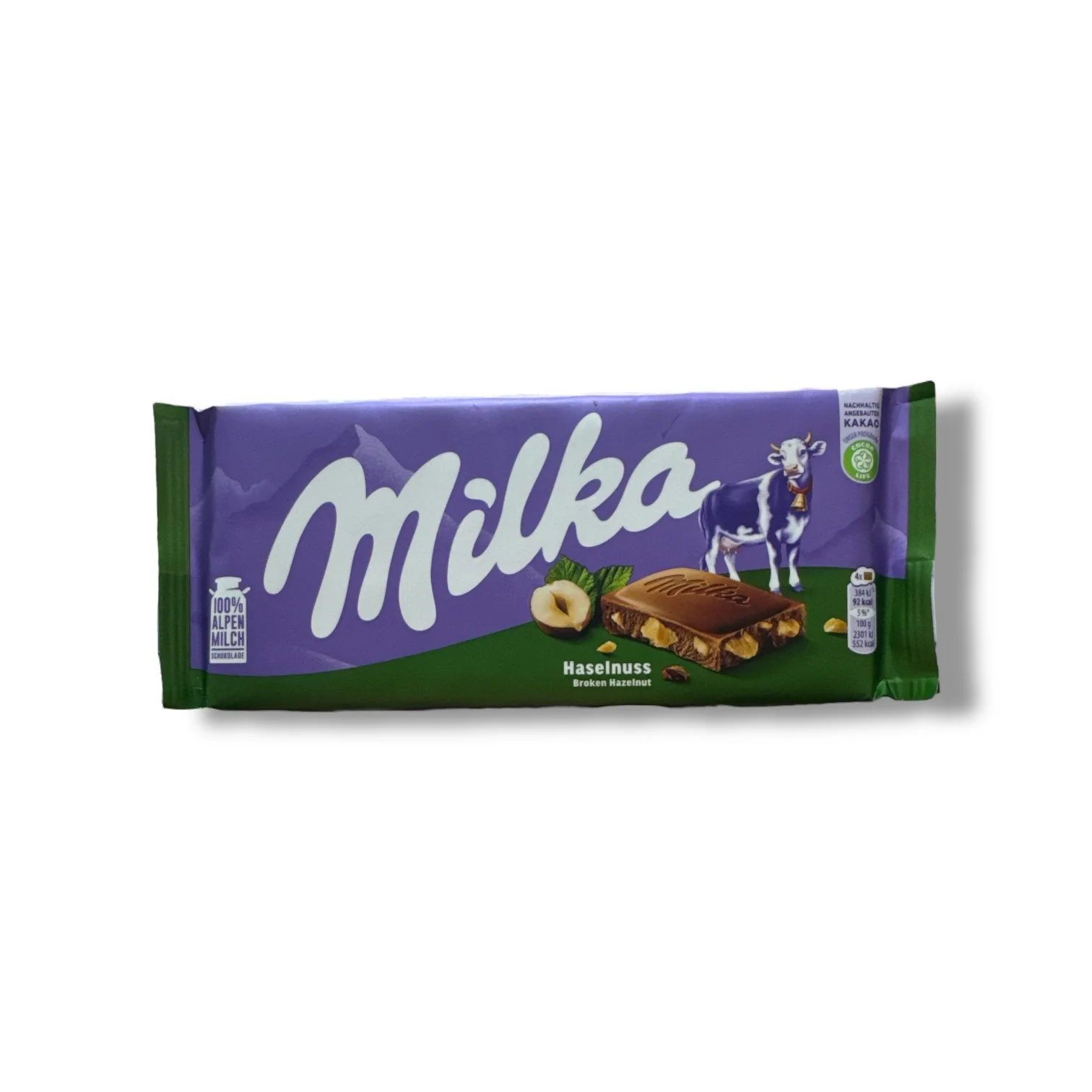 Milka Hazelnut Chocolate with Broken Hazelnuts