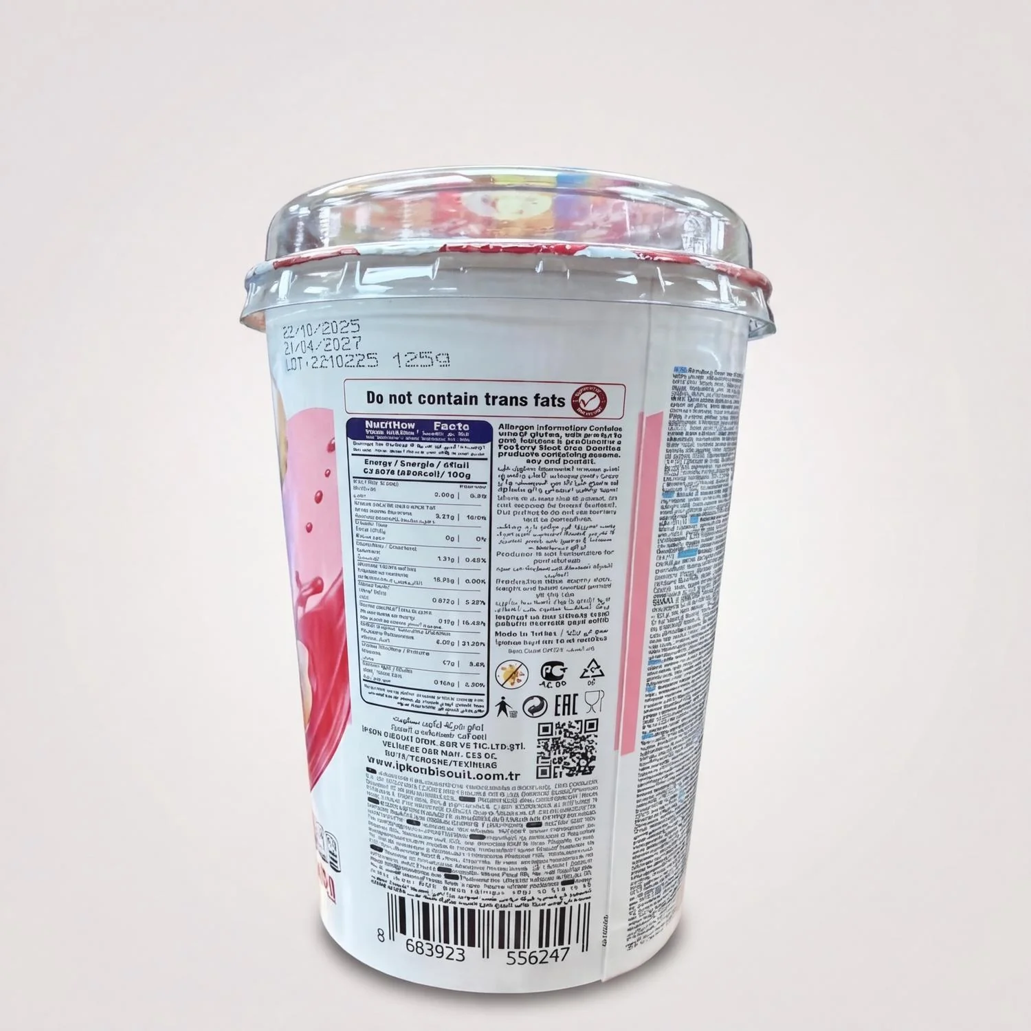 Chico miko strawberry Mini Biscuits (cup 125g) - Image 2