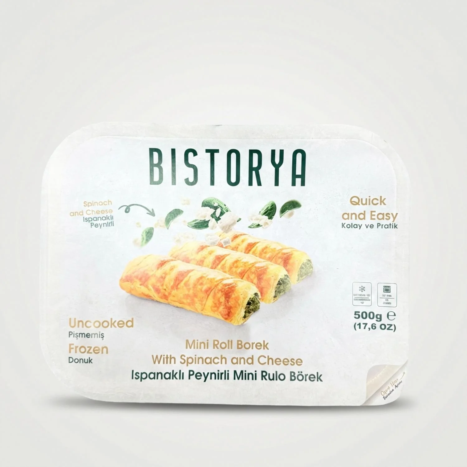 Mini Roll Borek With Spinach and Cheese (500g) by bistorya