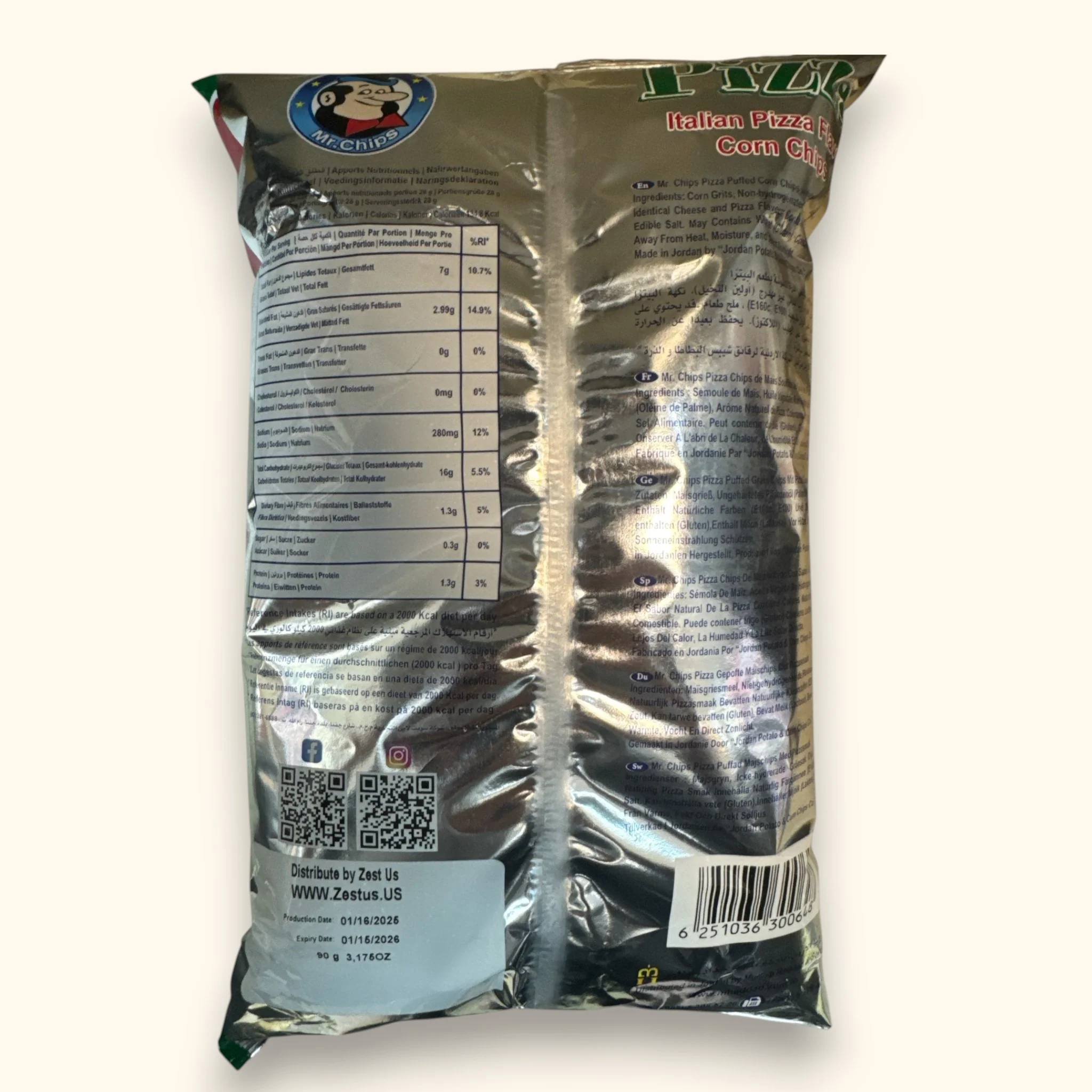 Mr.Chips Pizza Chips – Crunchy Gourmet Snack - Image 2