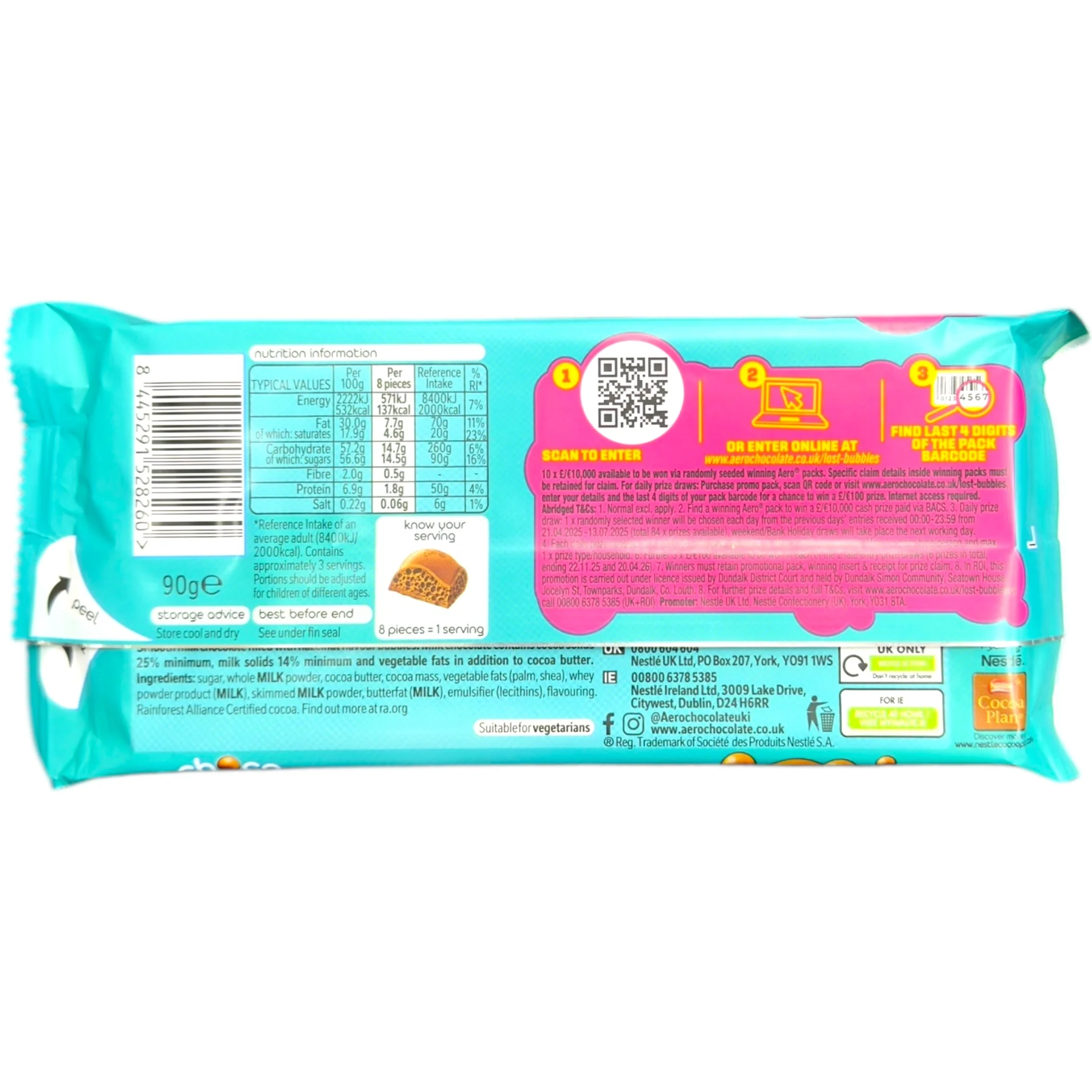 Nestlé Aero Chocolate Hazelnut Snack - Image 2