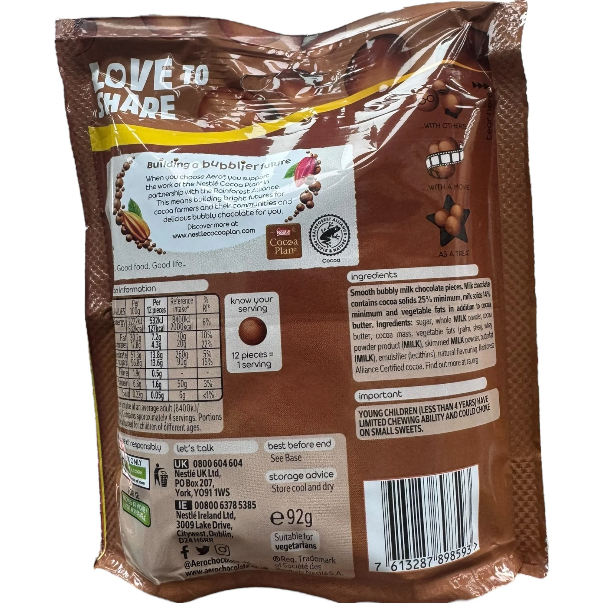 Nestle Aero Chocolate Melts - Image 2