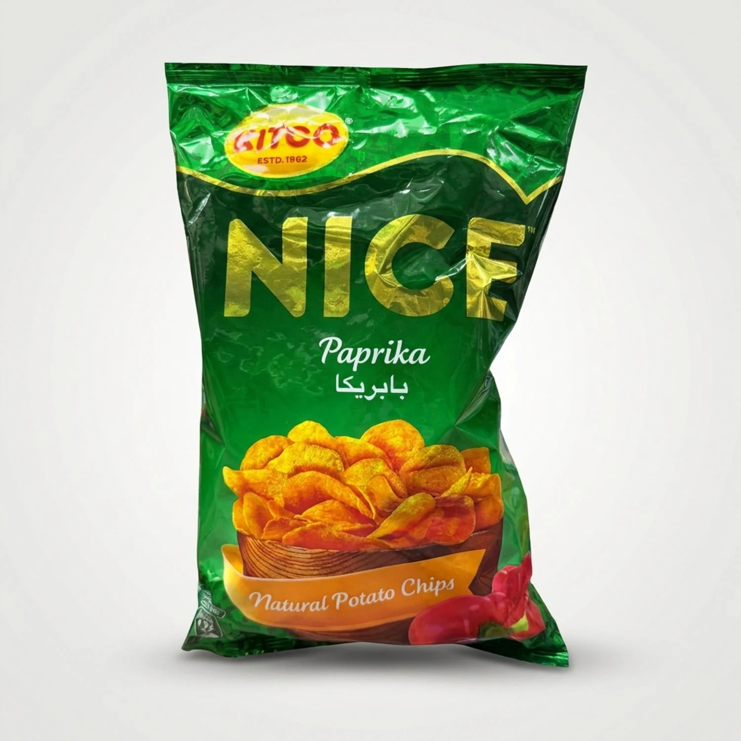 NICE Paprika Natural Potato Chips (150g)