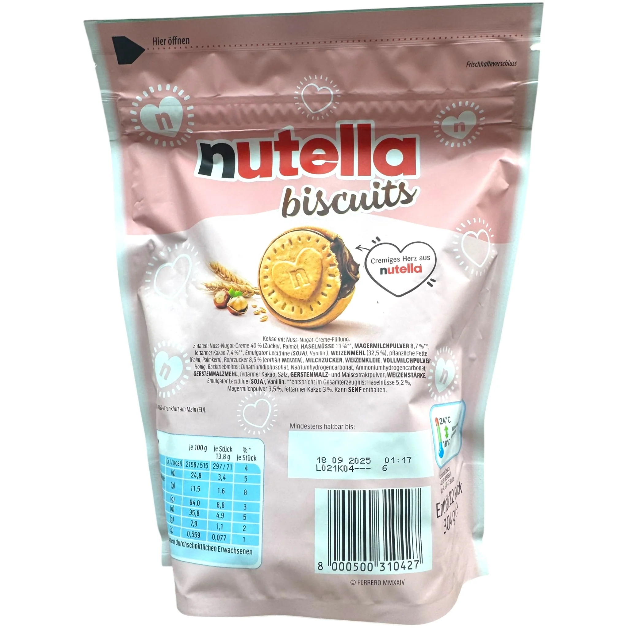 Nutella Chocolate Biscuits – Hazelnut Cream-Filled Snack - Image 4