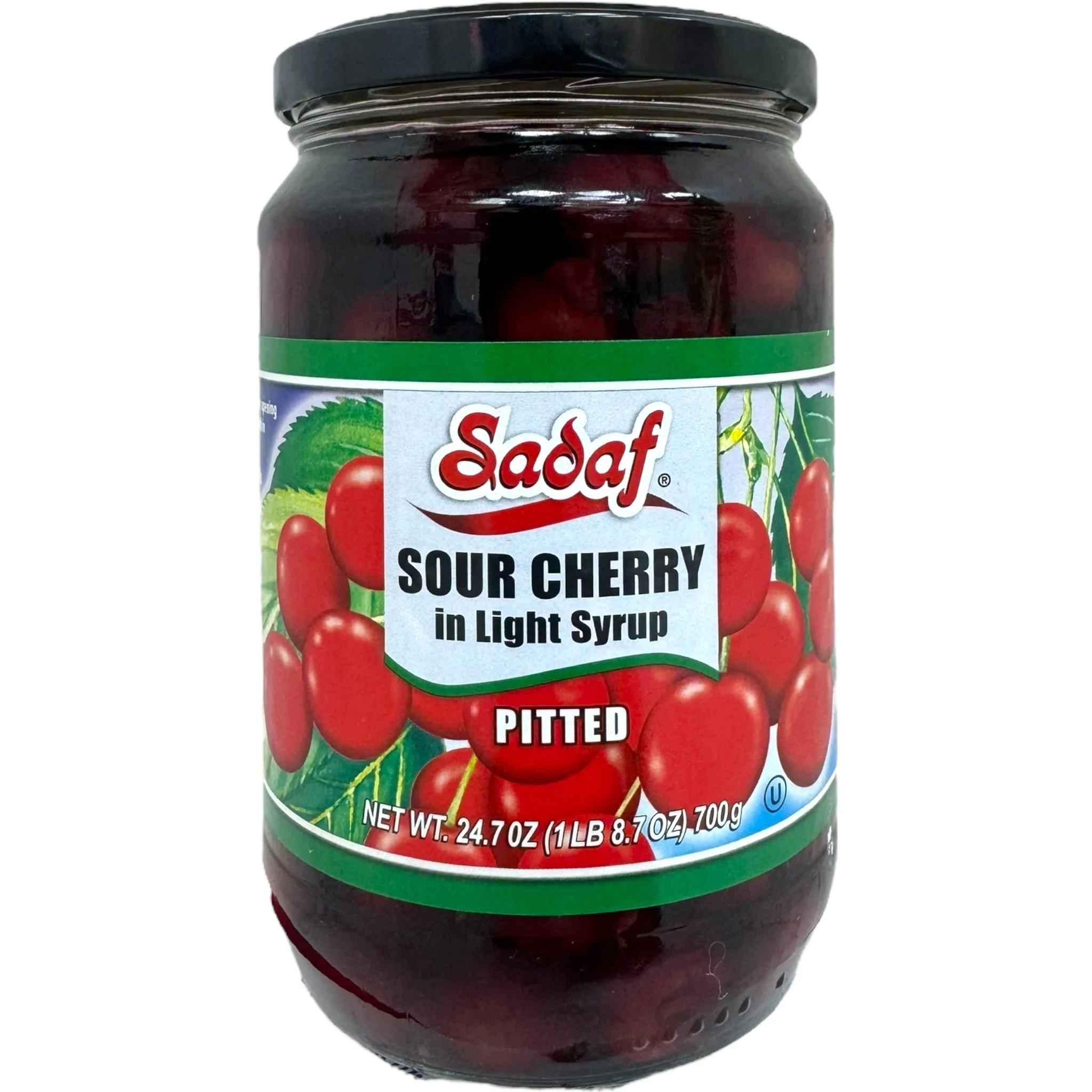 Sadaf Pitted Sour Cherries in Light Syrup 700g