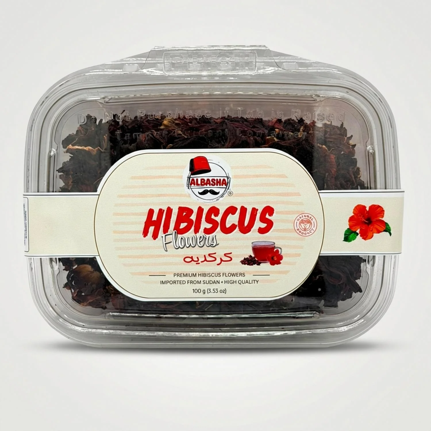 Premium Hibiscus Flowers - Sudan (100g)