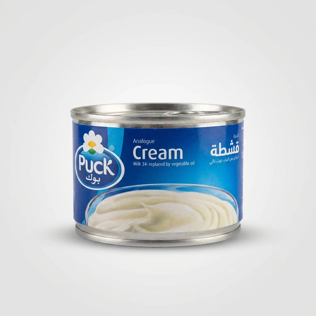 Puck Analogue Cream 170g - Milk 34% Replaced by Vegetable Oil - Image 2