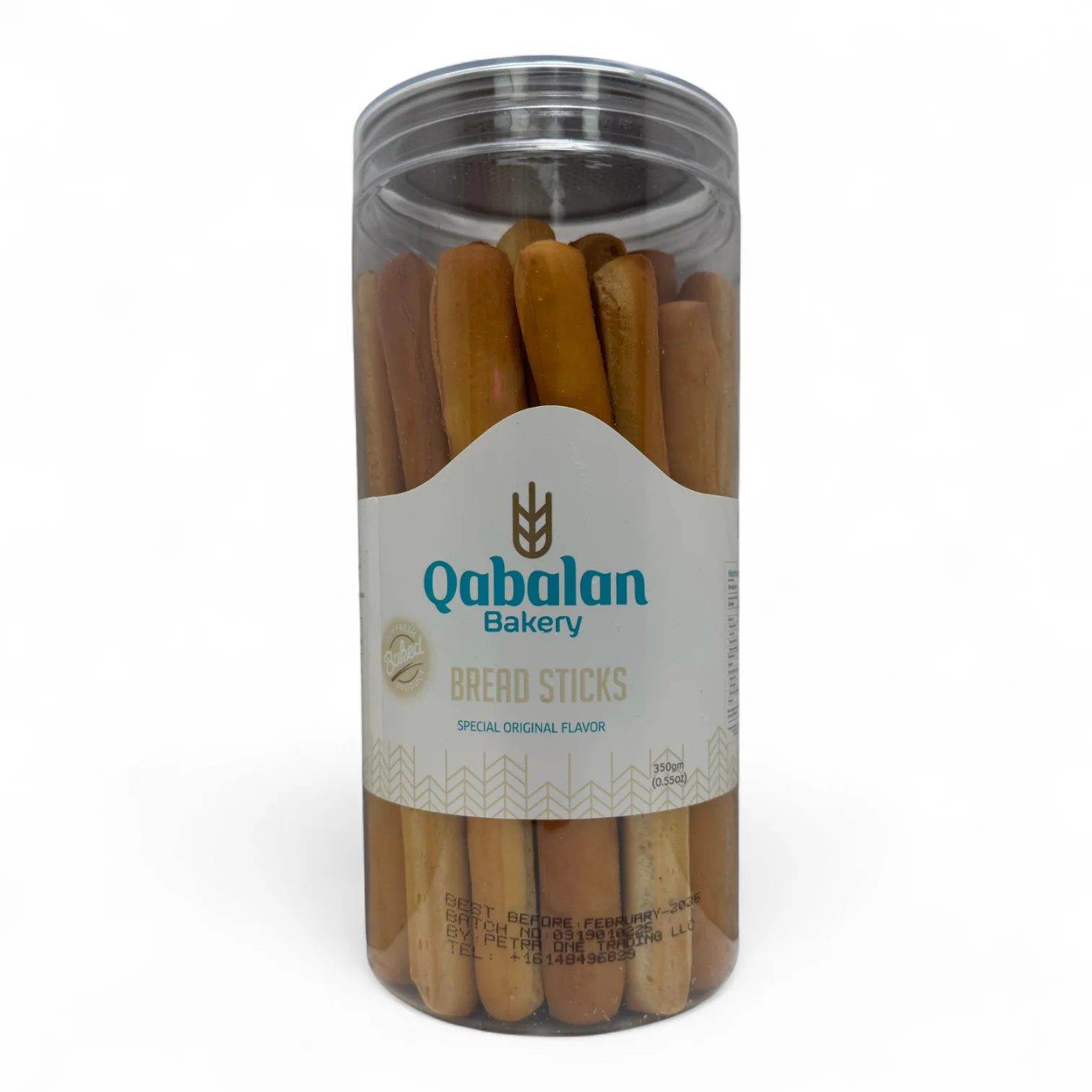 Qabalan Bread Stick Plain 350 G – Crispy Snack
