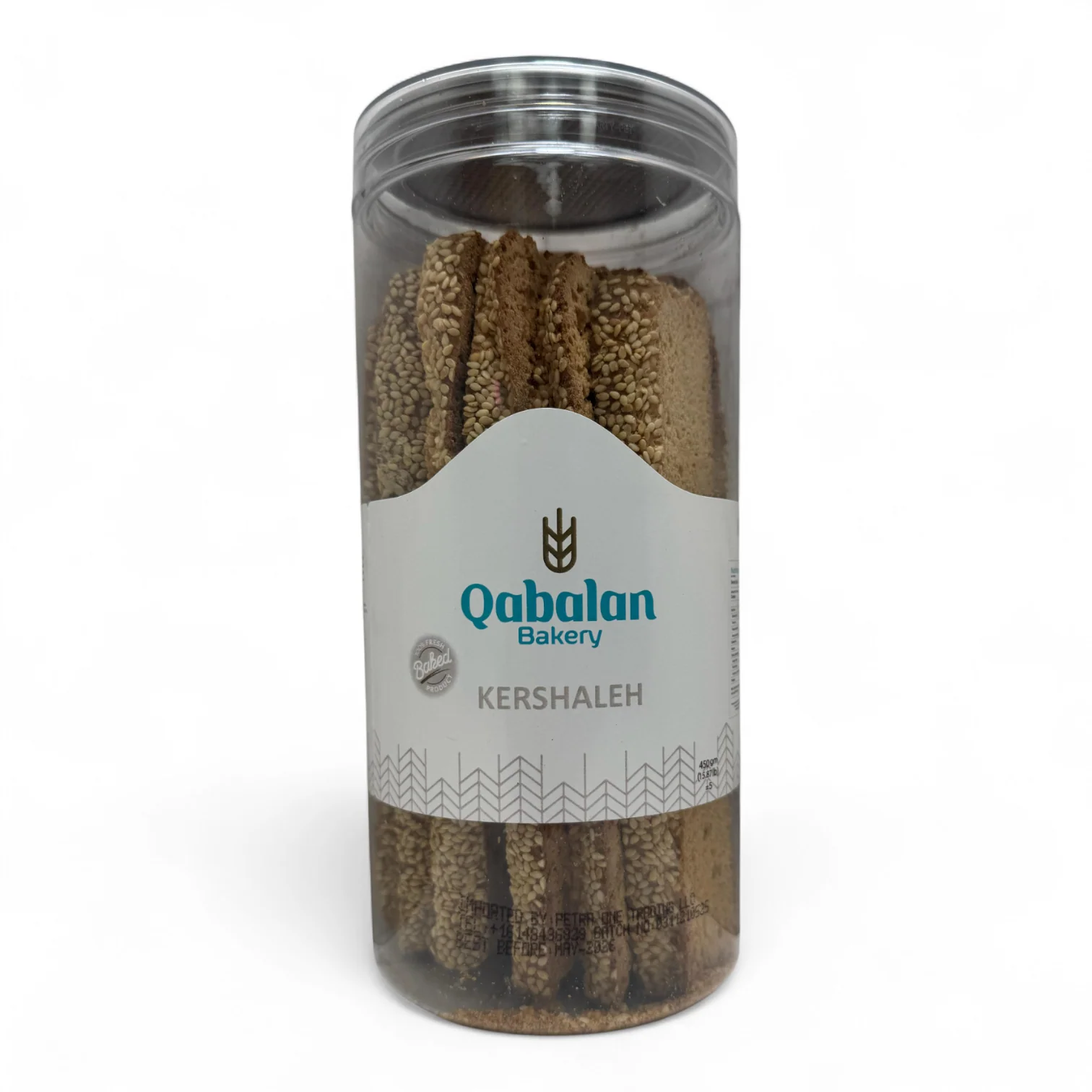 Qabalan Sesame Tea Rusk 350 G – Crunchy Nutty Snack - Image 2