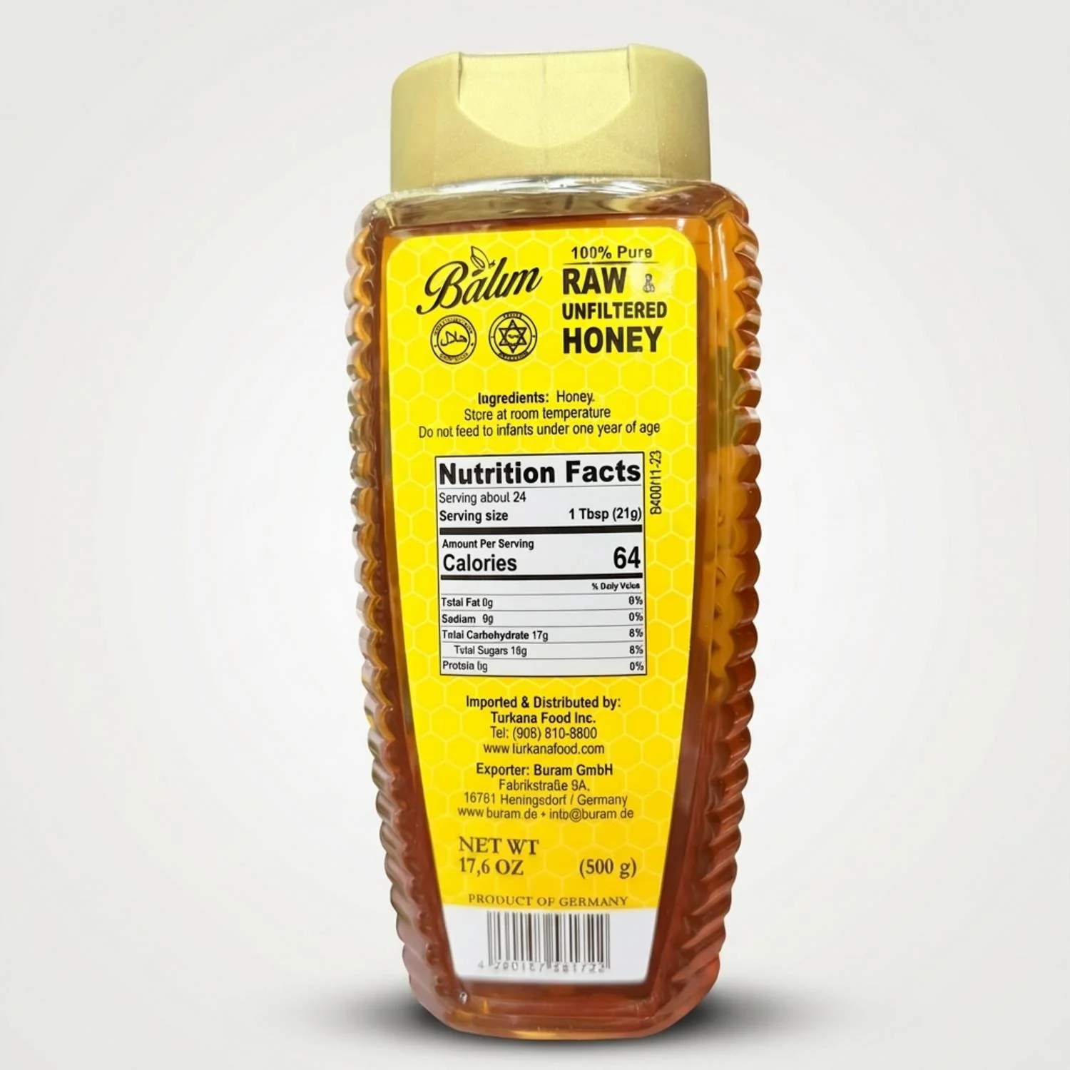 Raw & Unfiltered Honey (500g) - Image 2