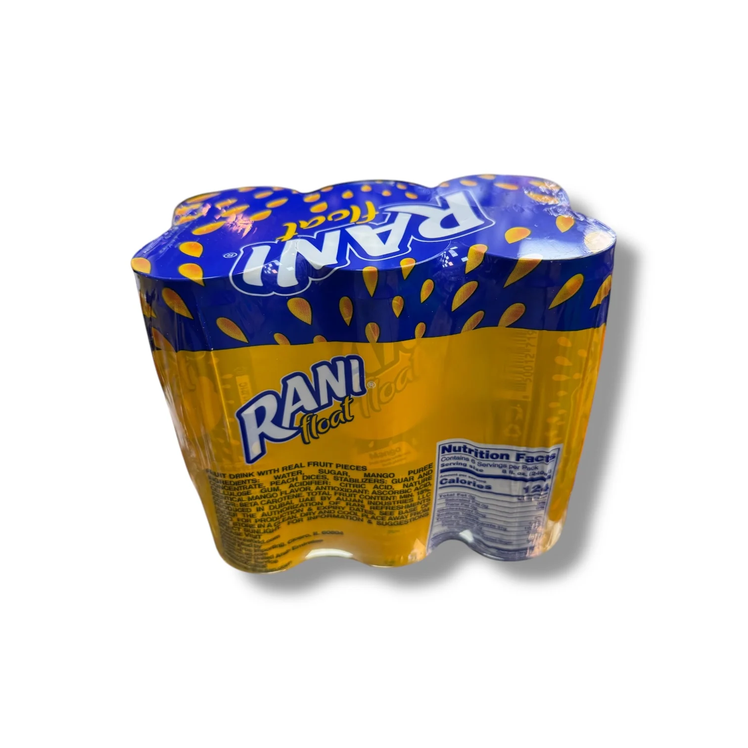 Rani Float Mango Juice Drink with Real Mango Pieces – 6 Pack - Image 2
