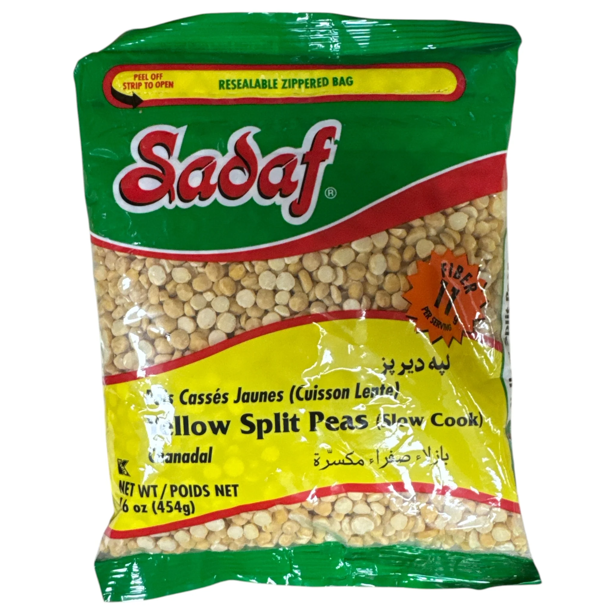 Sadaf Yellow Split Peas for Slow Cooking