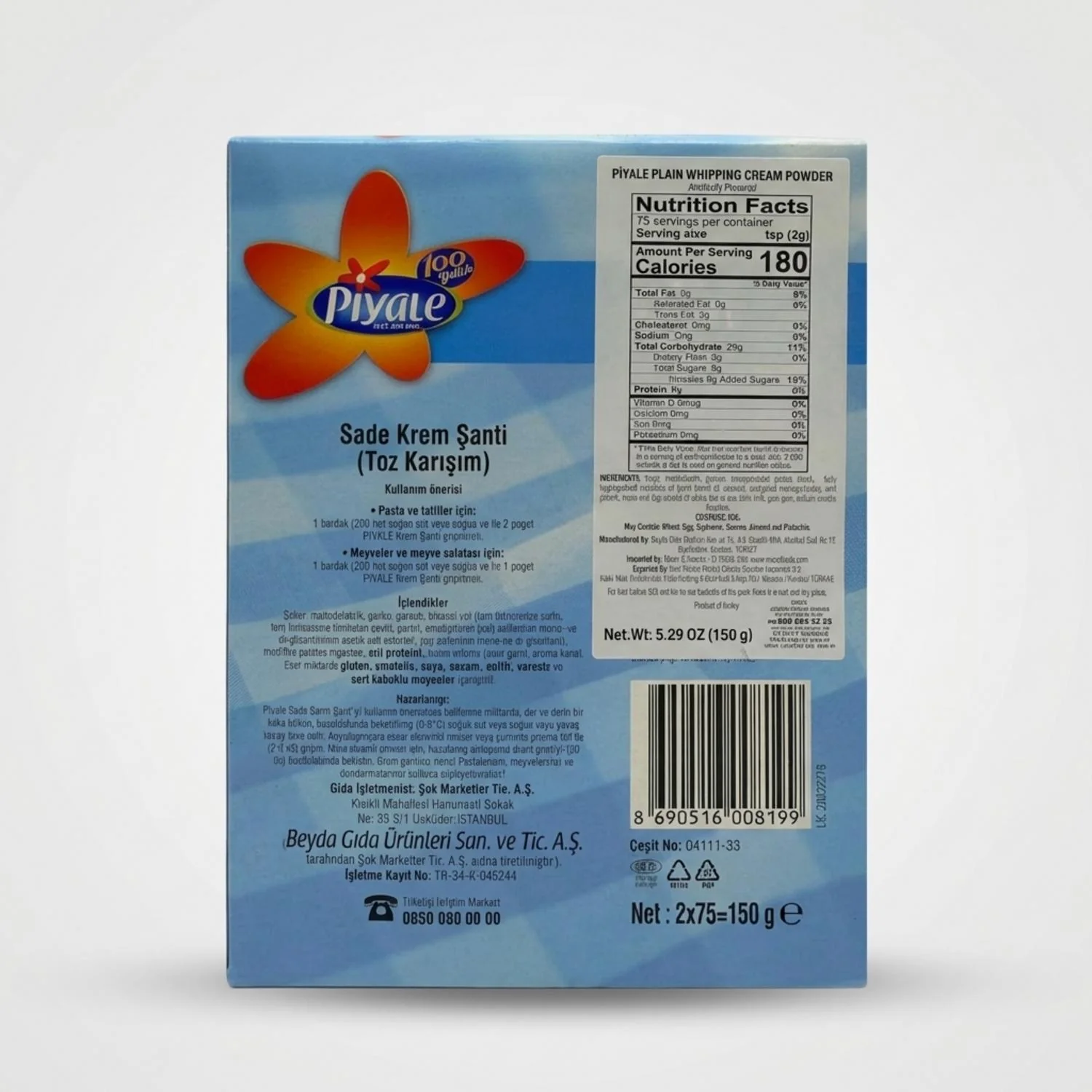 Sade Krem Şanti (150g) - Image 2