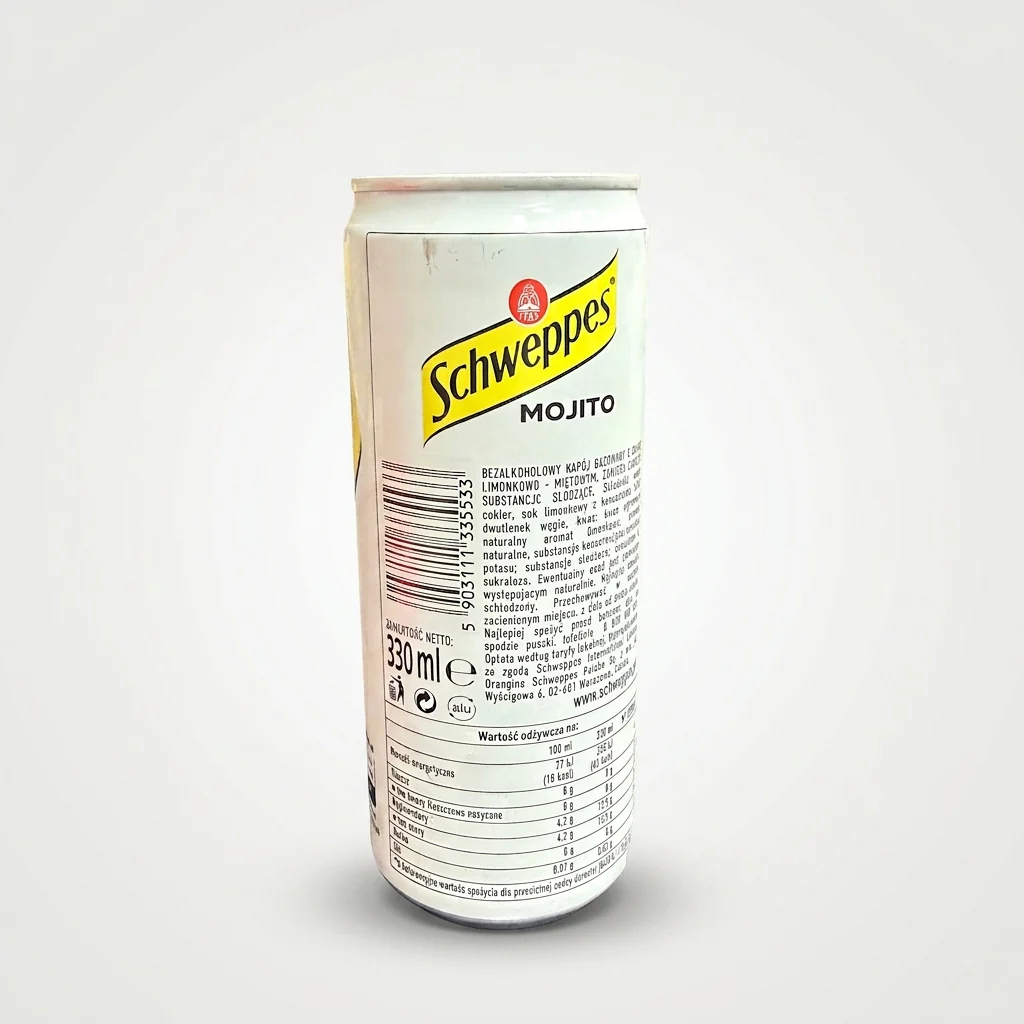 Schweppes Mojito 330ml - Refreshing Carbonated Mojito Beverage - Image 2