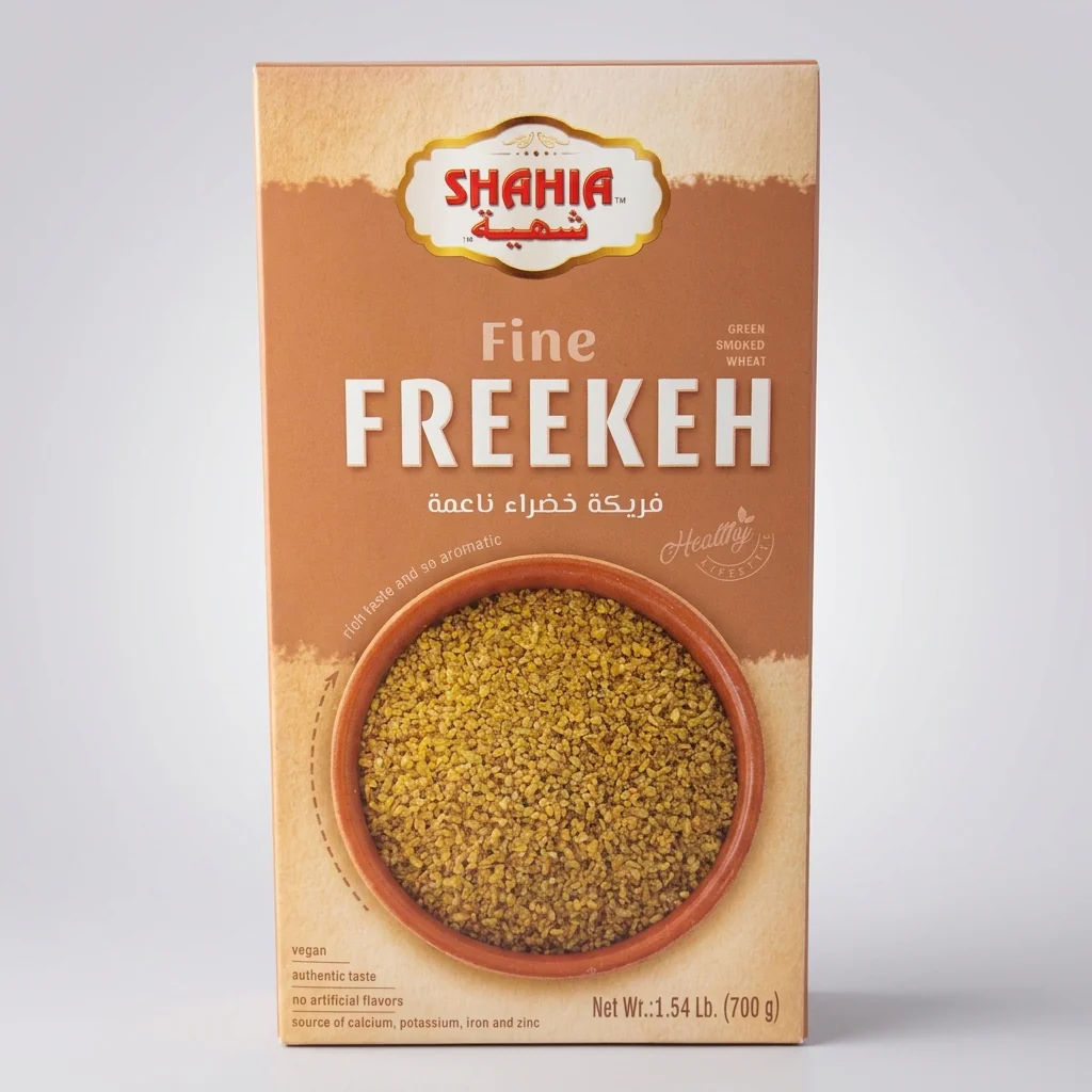 Shahia Fine Freekeh 1.54 lb (700g) - Green Smoked Wheat