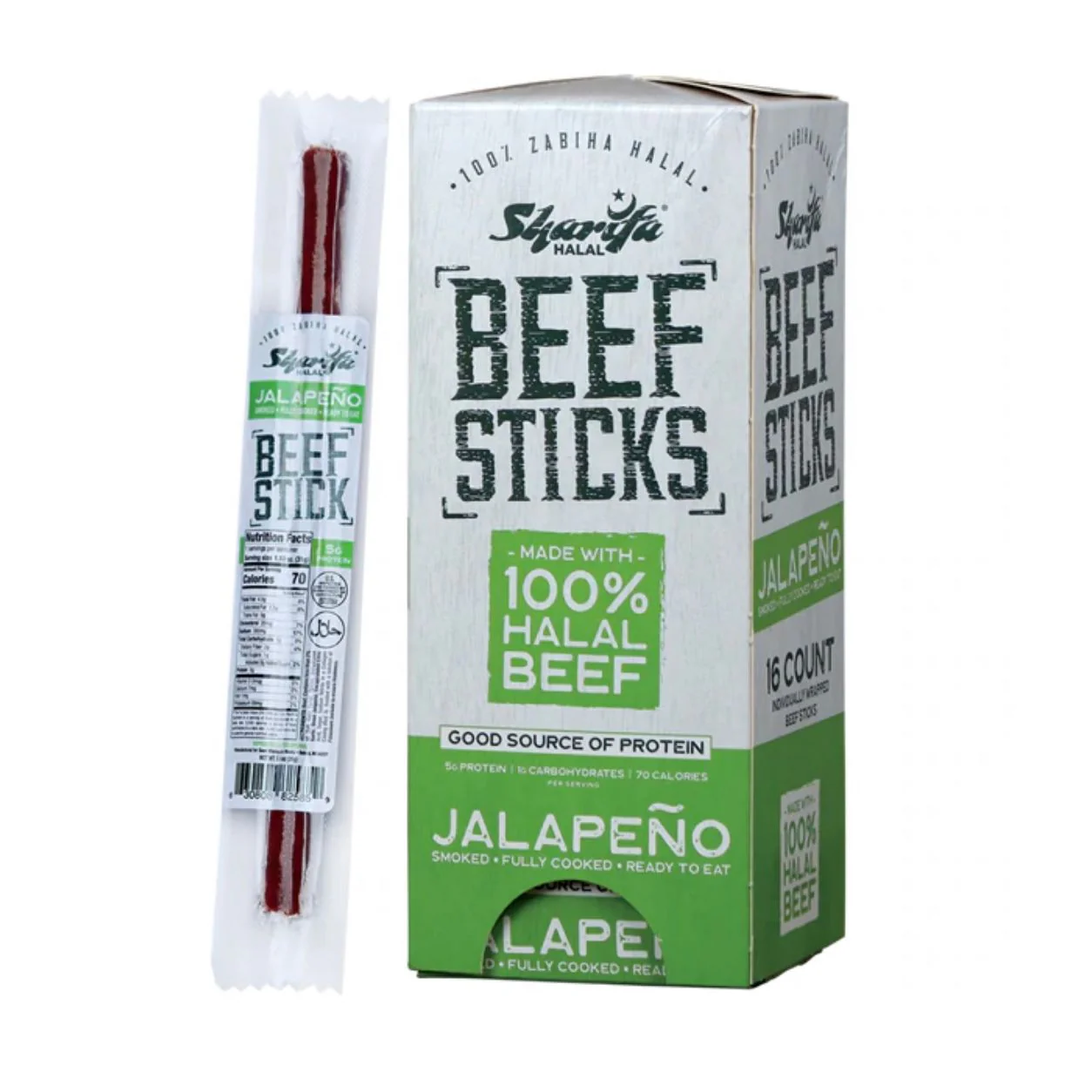 Sharifa Jalapeno Beef Sticks 1.10 Oz - Image 3