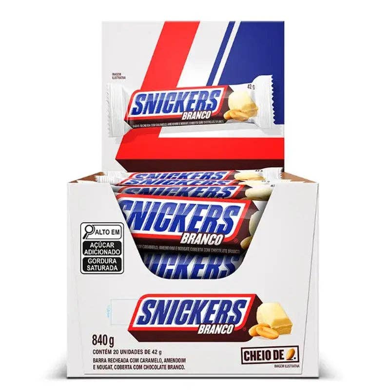 Snickers Branco – white chocolate Brazil - Image 2