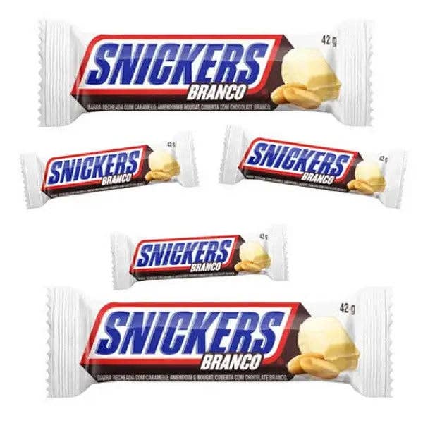 Snickers Branco – white chocolate Brazil - Image 3