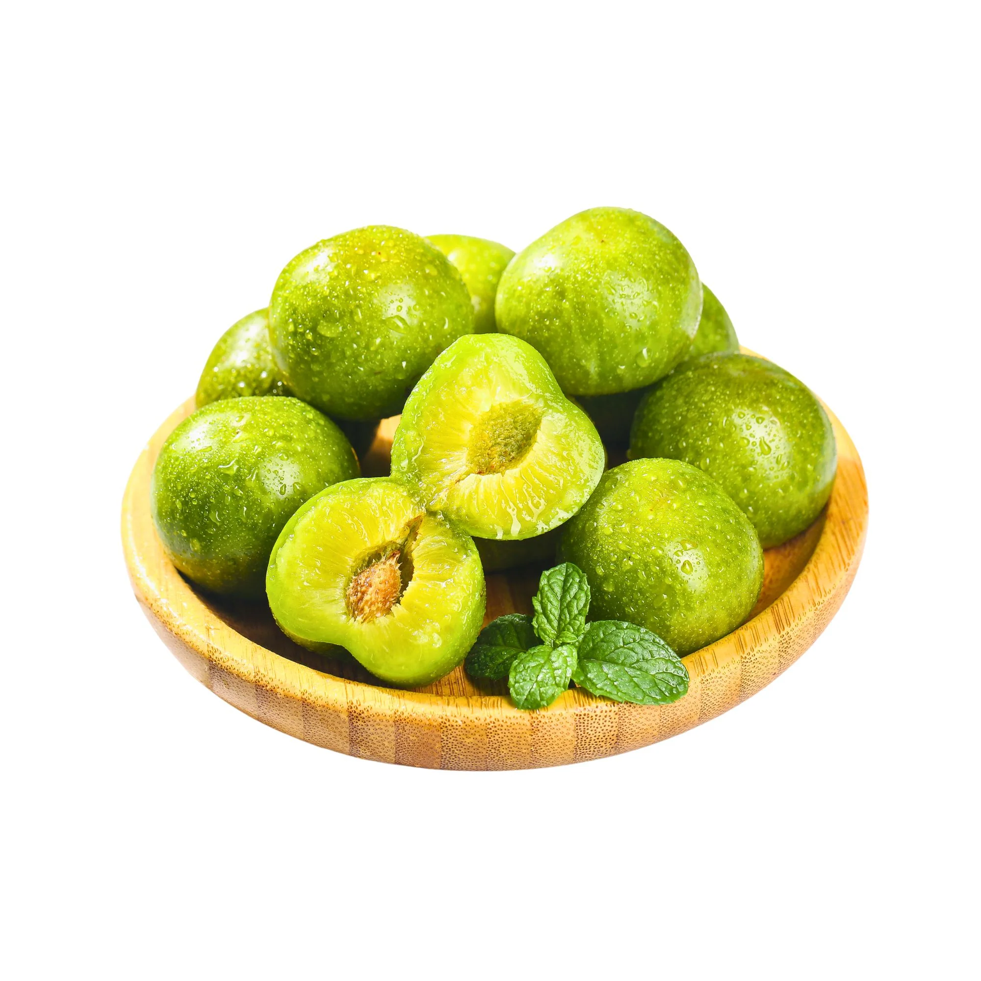 Sour Green Plum, Green Plums, Janerik (1 lb) By Albasha - Image 2