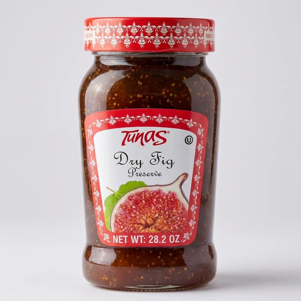 Tunas Dry Fig Preserve 28.2 oz - Turkish Fruit Spread