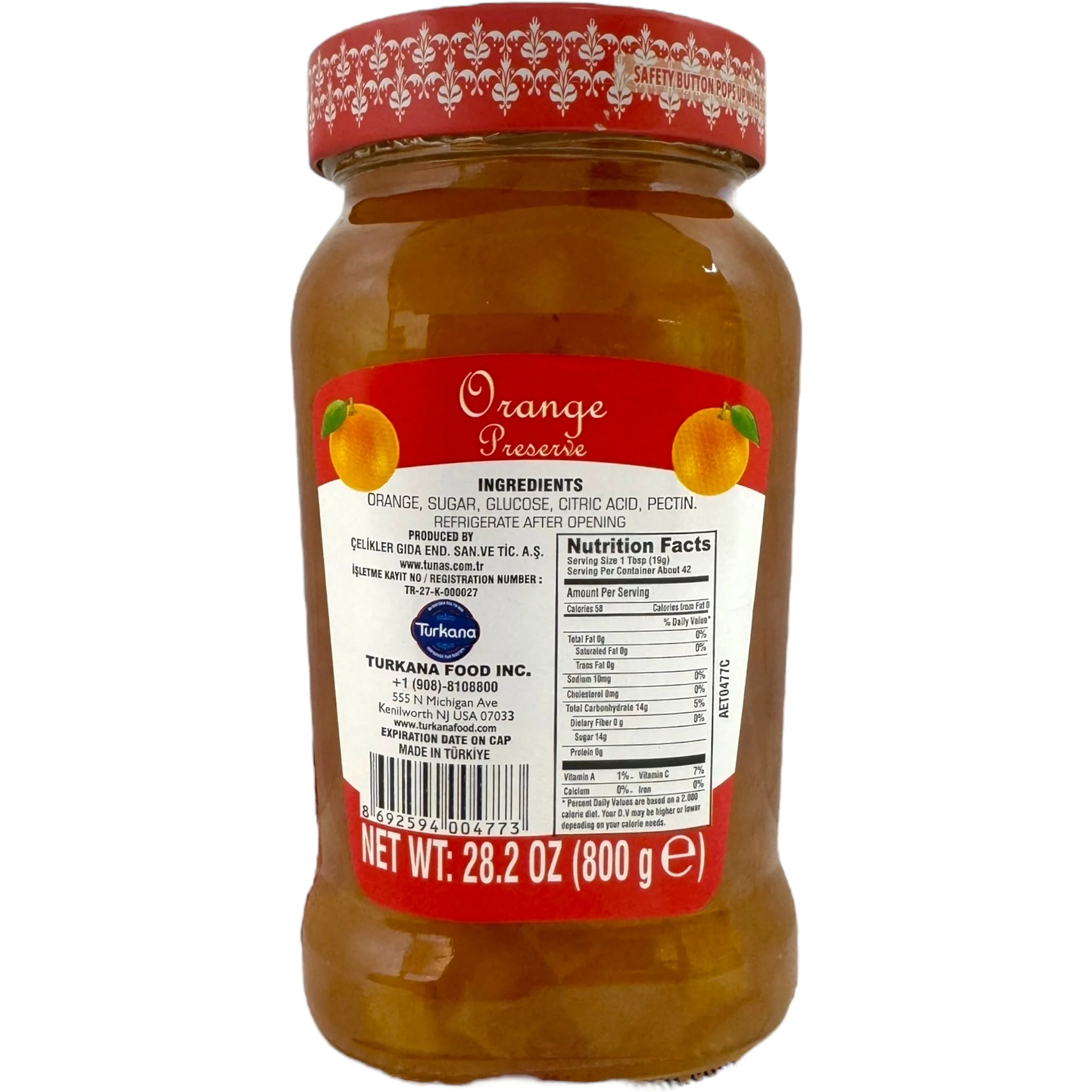 Tunas Orange Jam 800g – Premium Fruit Spread - Image 2