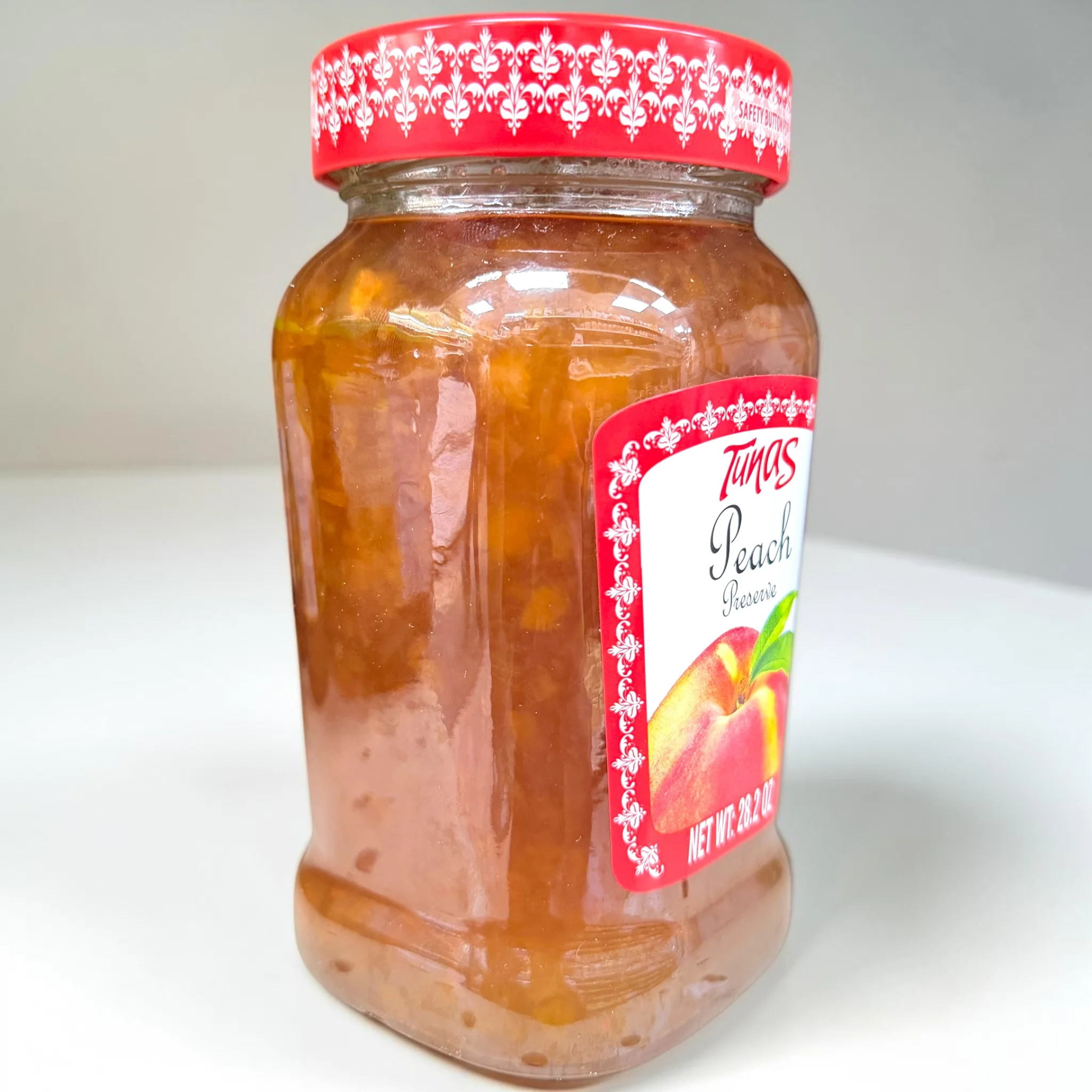 Tunas Peach Preserve 800g - Turkish jam - Image 3