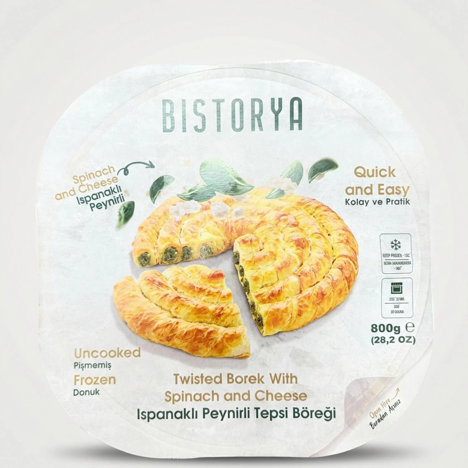 Twisted Borek With Spinach and Cheese (800g)by bistorya