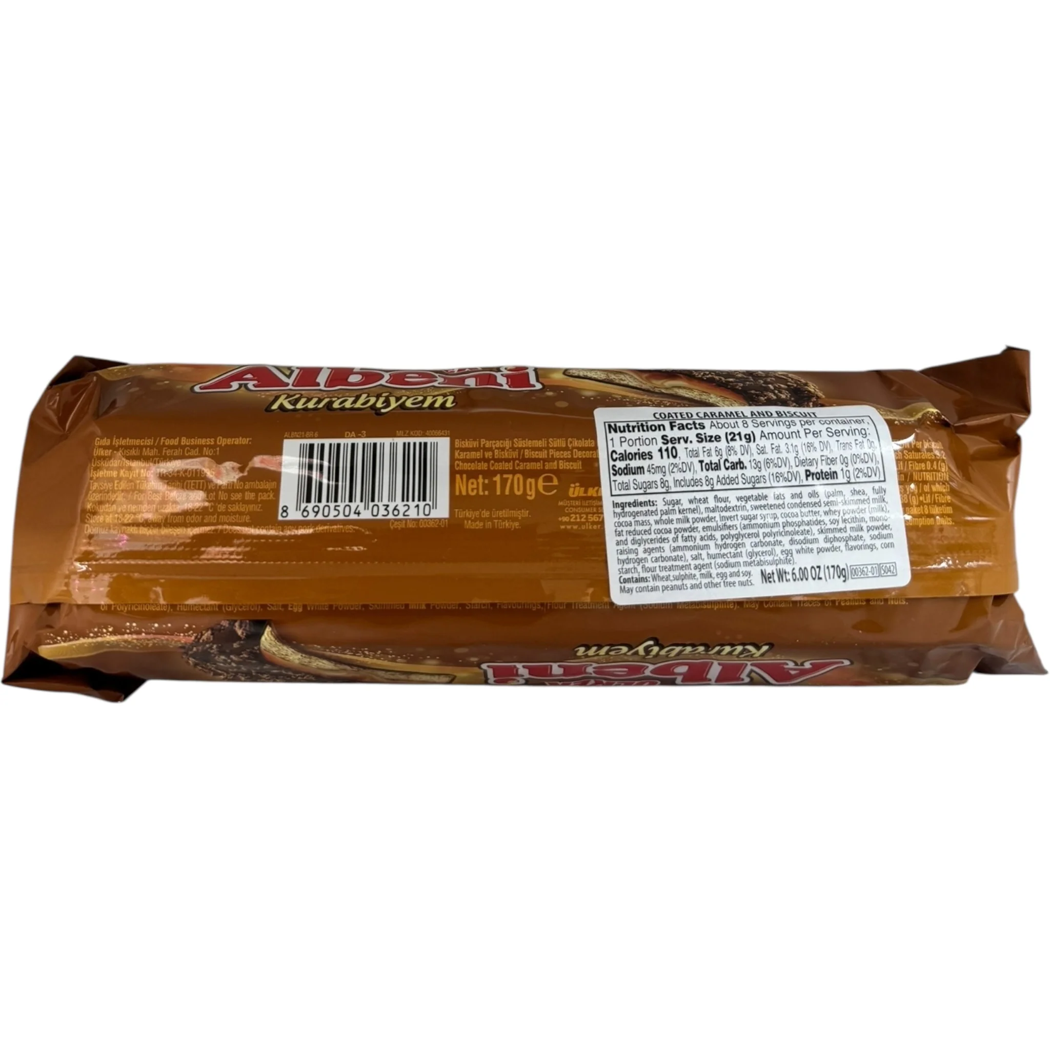 Ulker Albeni Chocolate Bars – 4 Individually Wrapped Treats - Image 2