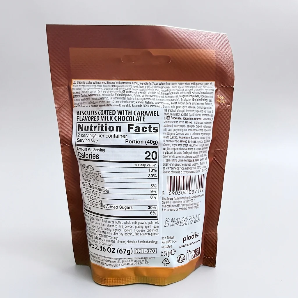 Ülker Albeni Tane Tane 67g - Caramel Chocolate Coated Biscuits - Image 2