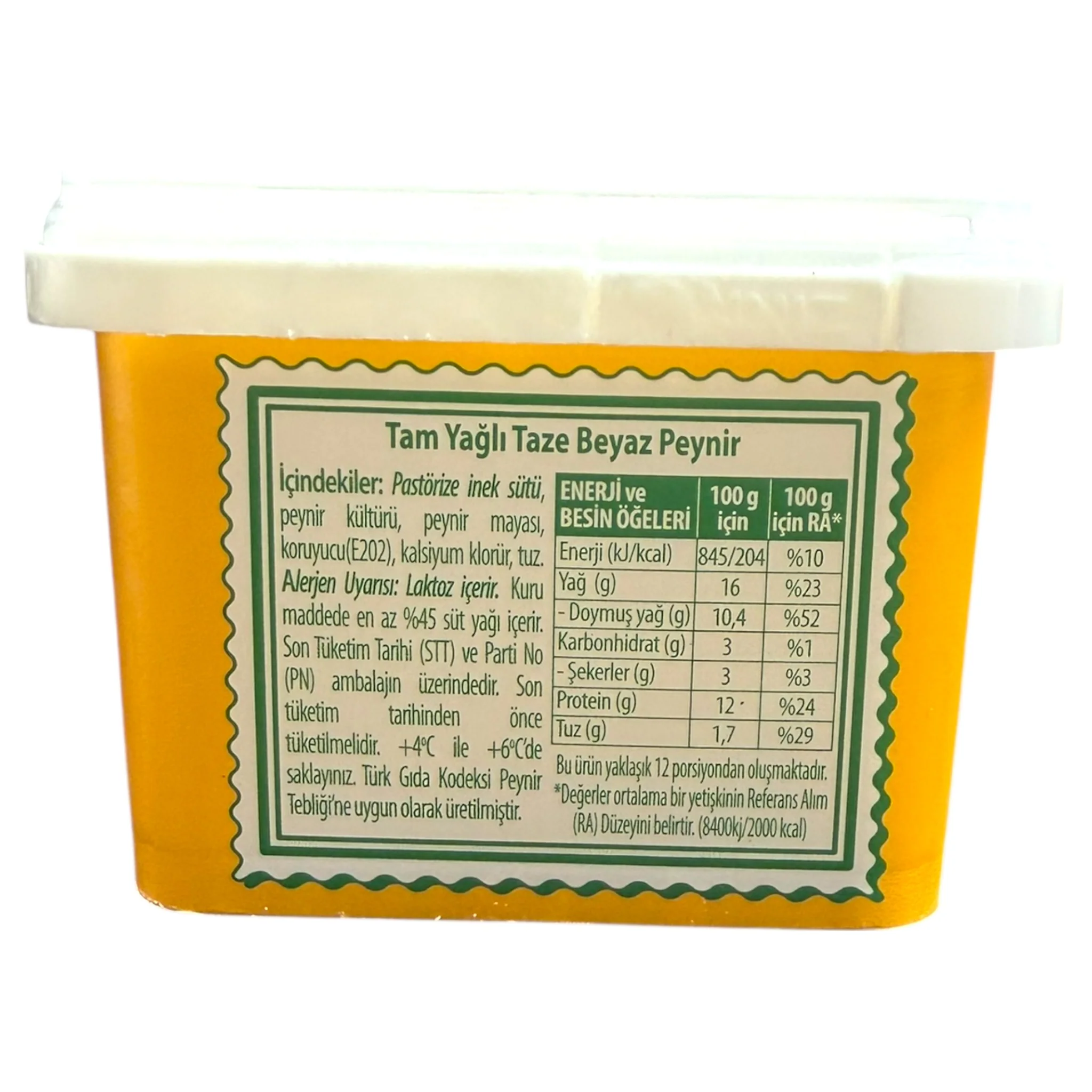 Yorsan Full Fa White Cheese 750g - Creamy, Rich Flavor, Ideal for Cooking and Snacking - Image 3