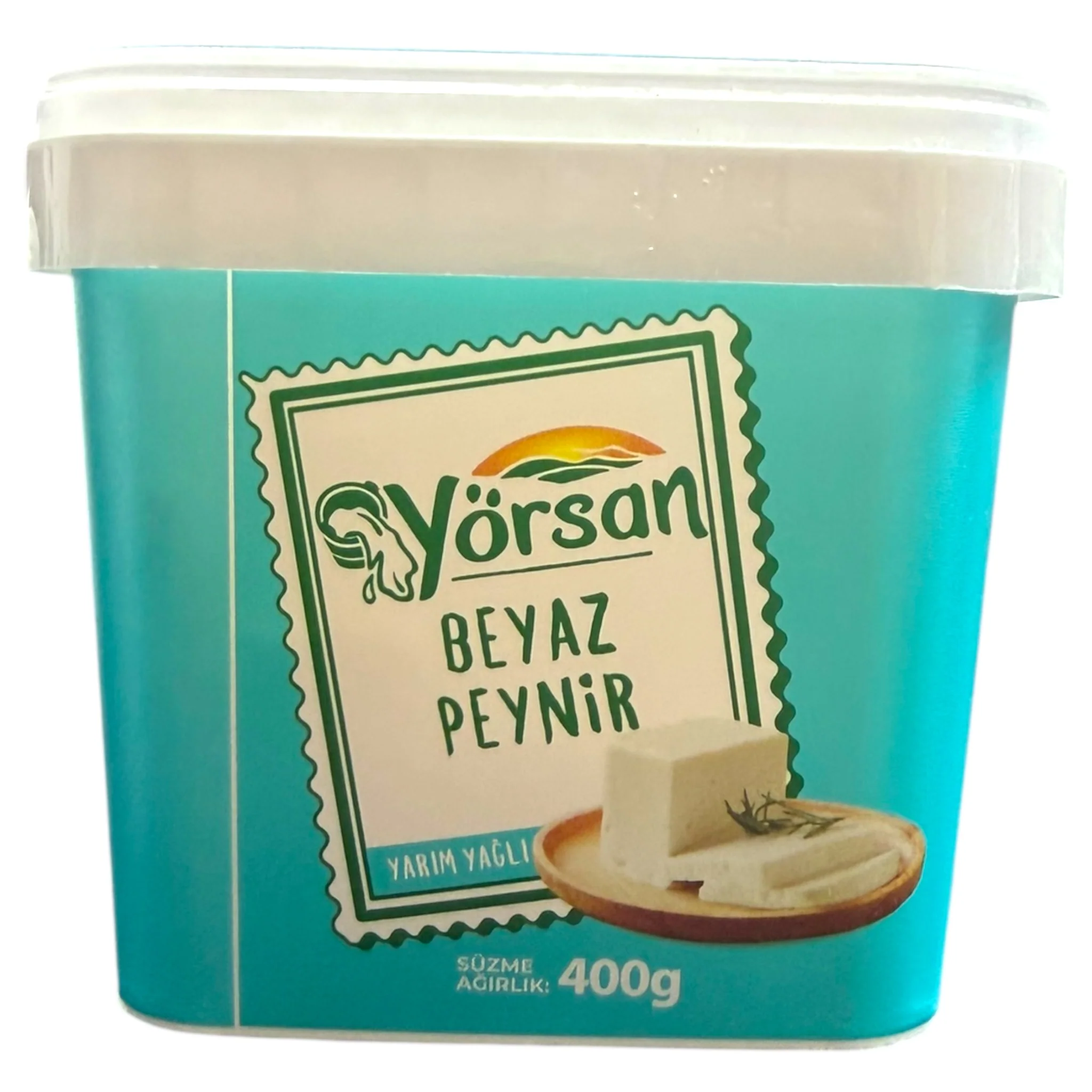 Yorsan Hulf White Cheese 400g - Creamy Flavor, Perfect for Dishes and Snacking